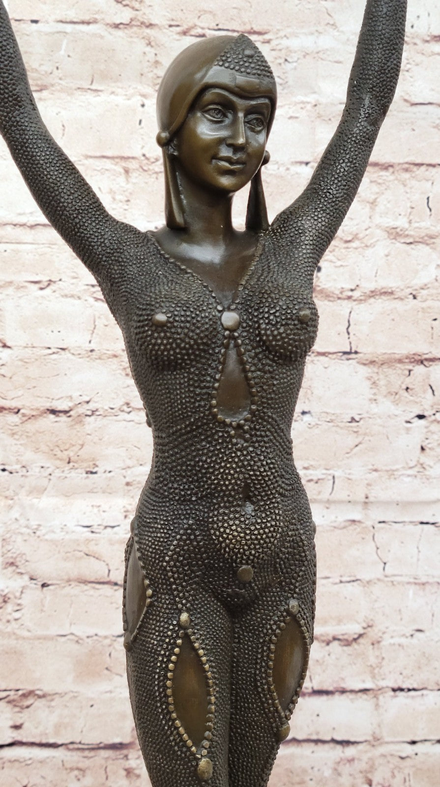Brown Patina Starfish Dancer by Demetre Chiparus Hot Cast Classic Artwork Figure