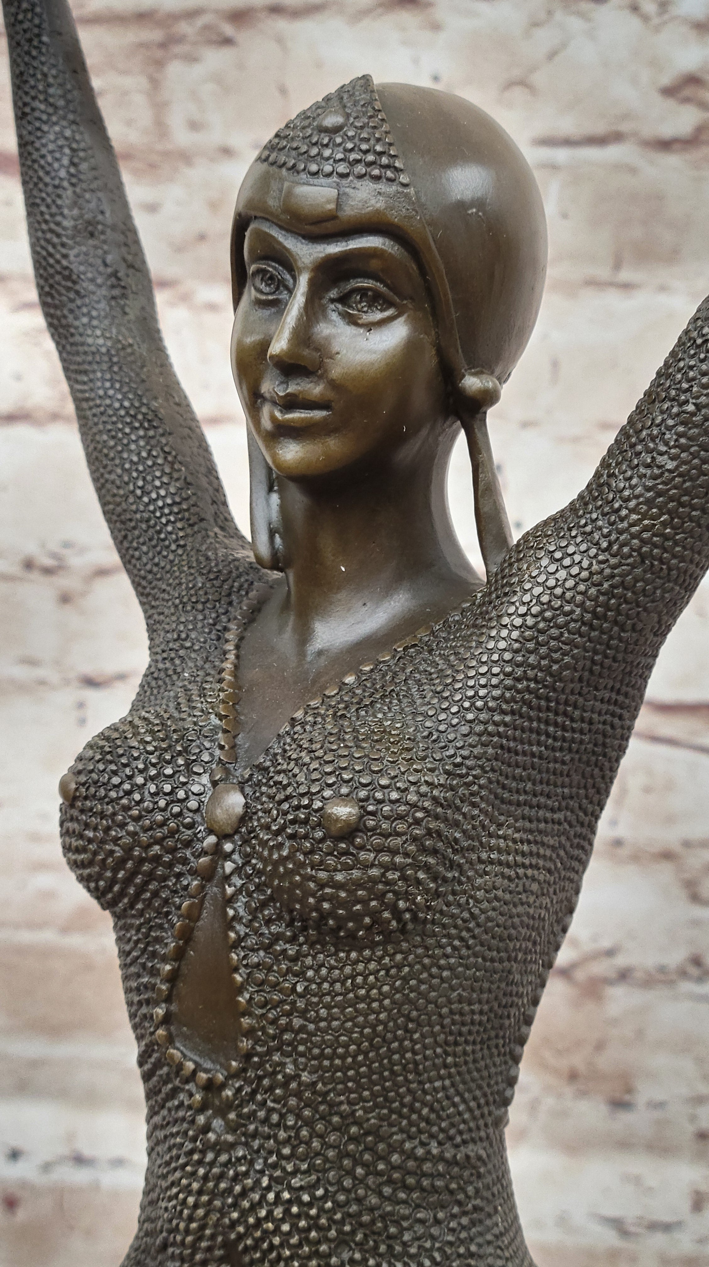 Brown Patina Starfish Dancer by Demetre Chiparus Hot Cast Classic Artwork Figure