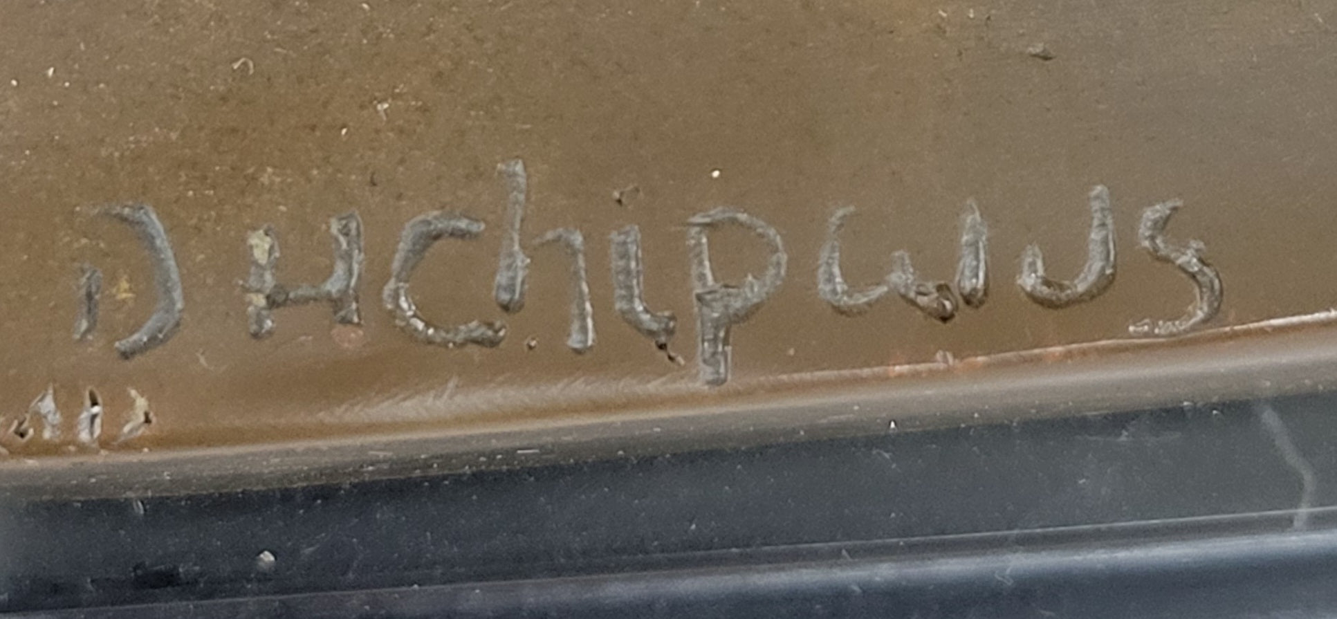 Chiparus Art Deco Bronze Skulptur Echtgold Applikationen signiert Figurine Decor