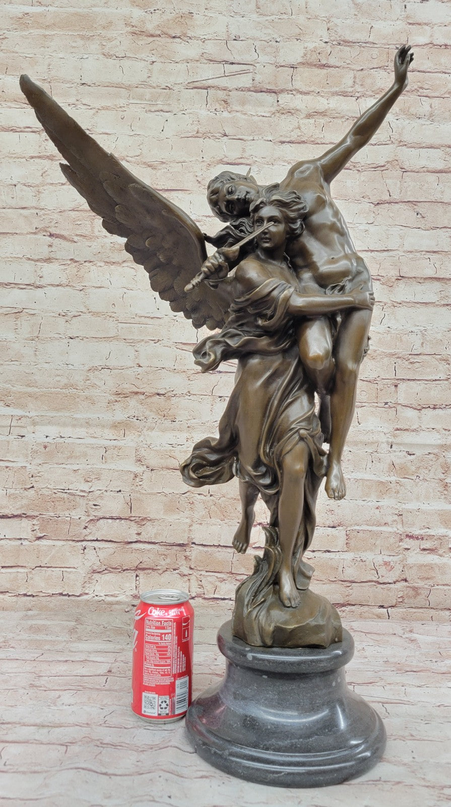 SIGNED GLORIA VICTIS BY MERCIE BRONZE SCULPTURE HOT CAST CLASSIC ARTWORK BRONZE