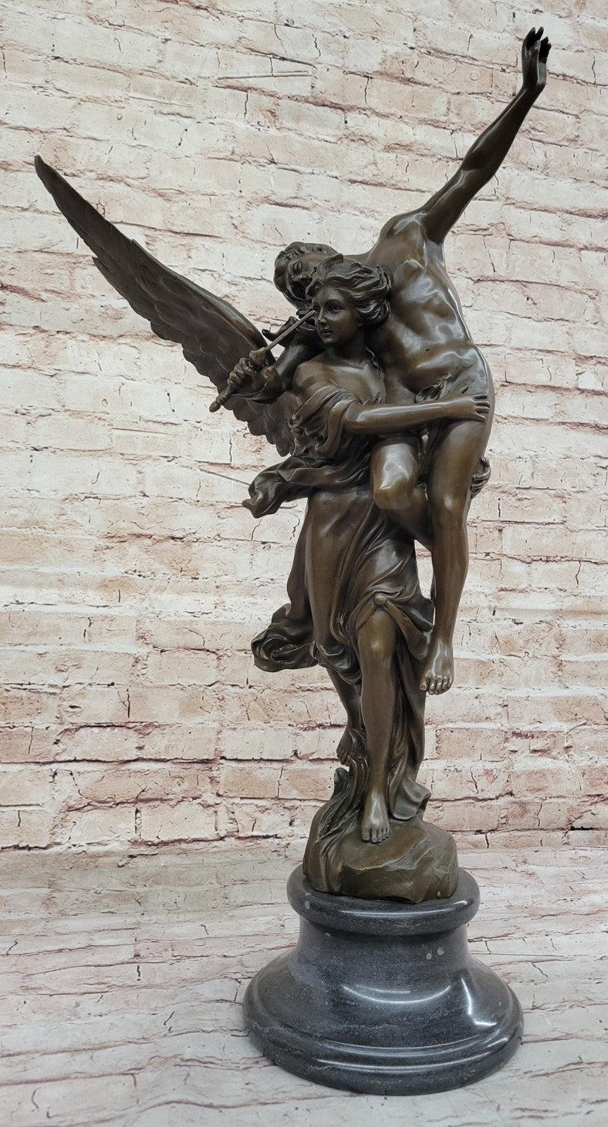 SIGNED GLORIA VICTIS BY MERCIE BRONZE SCULPTURE HOT CAST CLASSIC ARTWORK BRONZE