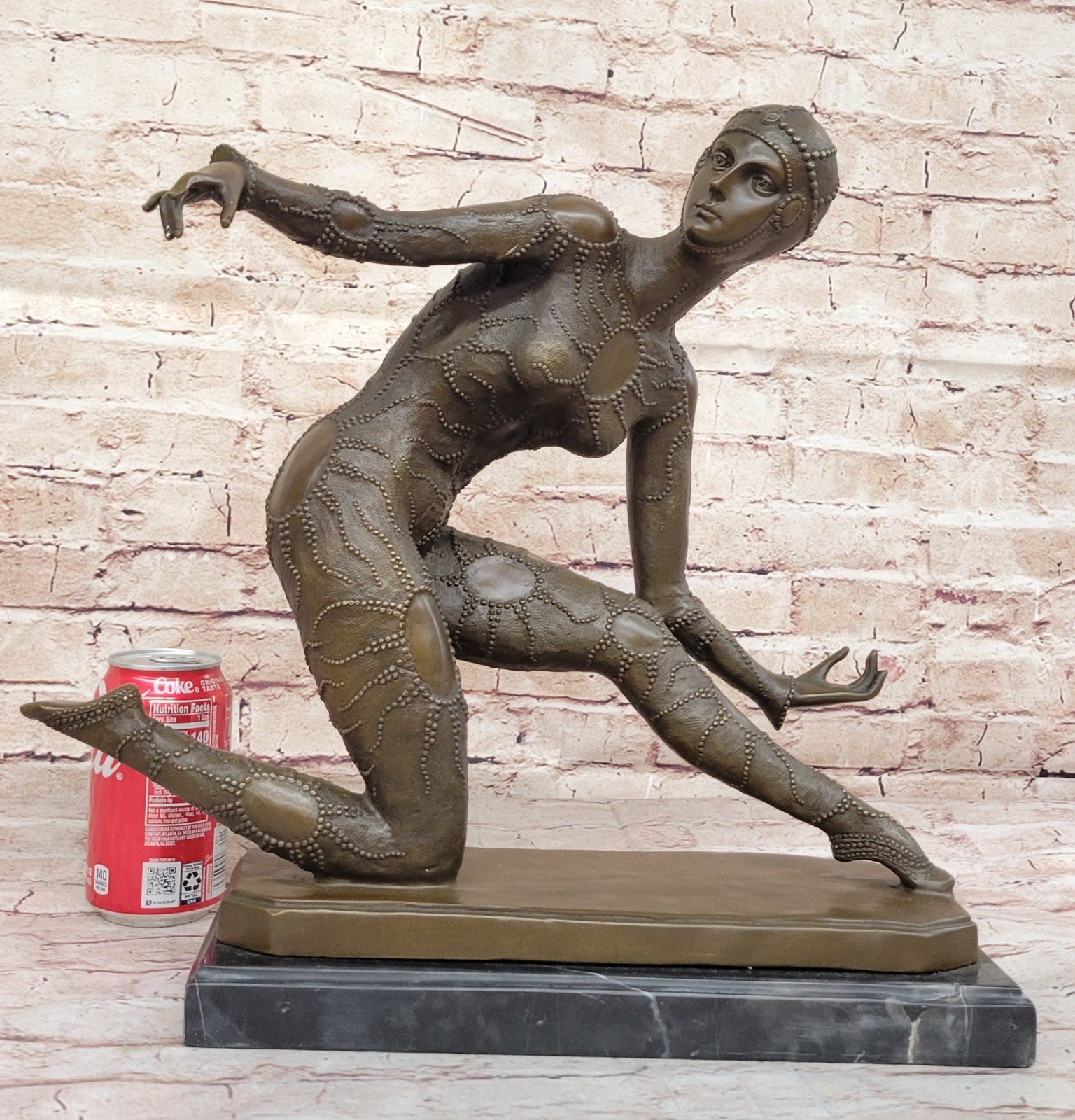 Demetre Chiparus Bronze Sculpture Dancer Figure-Art Deco Style Reproduction
