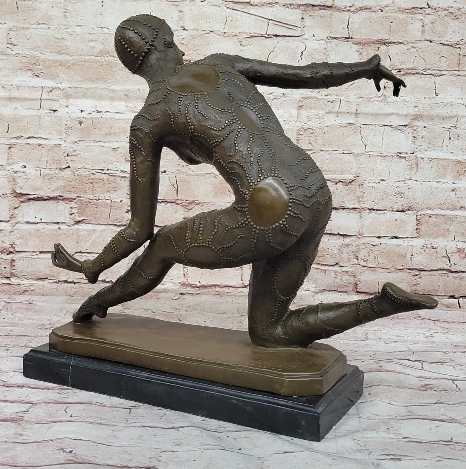 Demetre Chiparus Bronze Sculpture Dancer Figure-Art Deco Style Reproduction