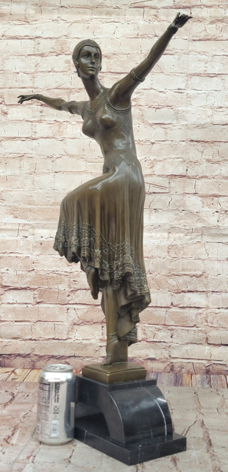 Handcrafted Detailed Museum Quality Classic Chiparus Dancer Collectible Statue