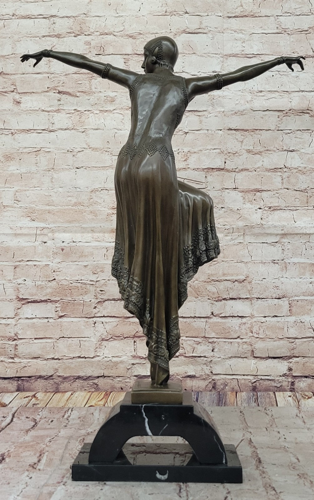 Handcrafted Detailed Museum Quality Classic Chiparus Dancer Collectible Statue