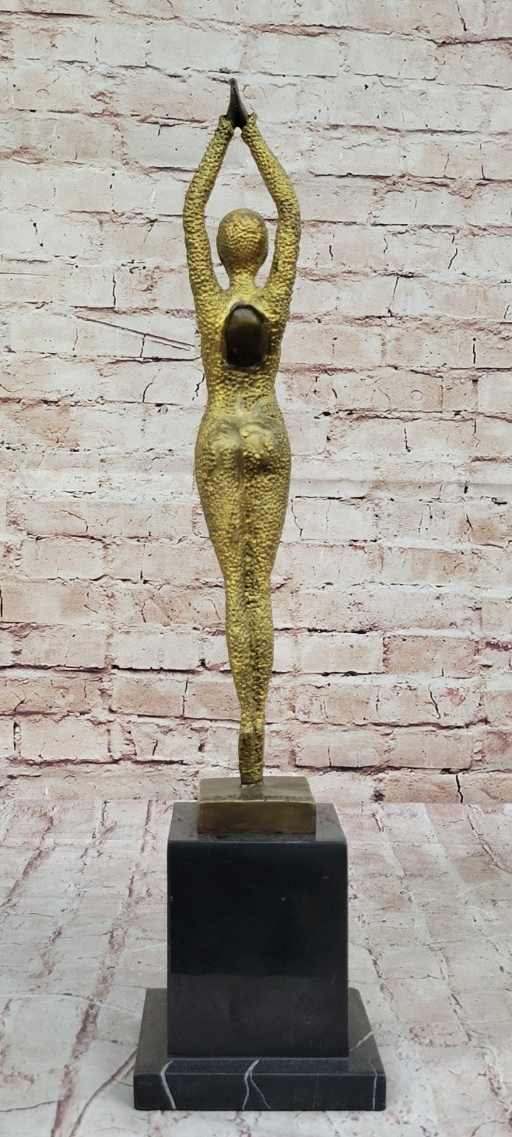 CHIPARUS SOLID BRONZE SCULPTURE. ABSTRACT ART DECO NOUVEAU FIGURE HOME DECOR