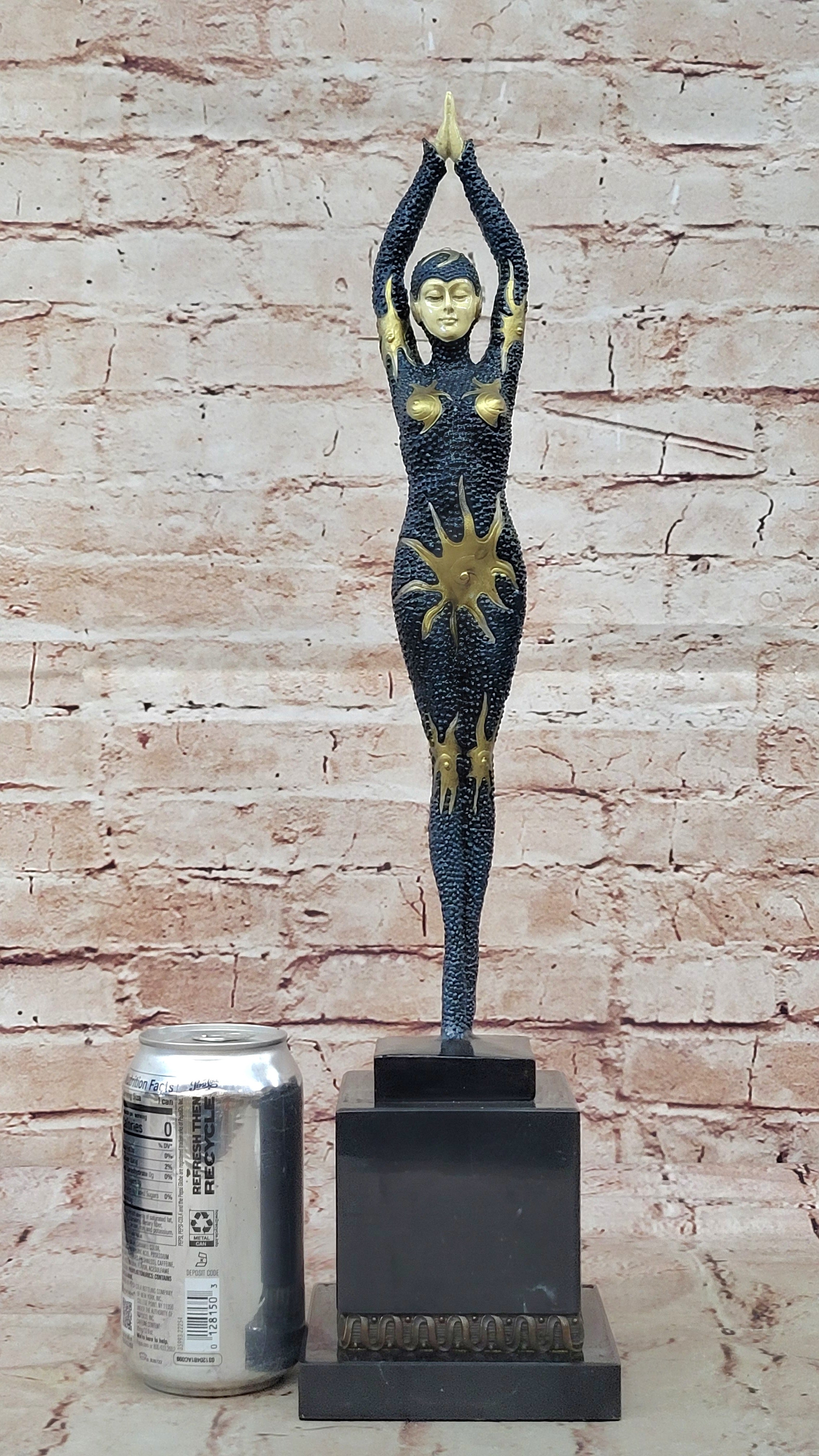 Bronze Art Deco Egyptian Dancer by Chiparus Hot Cast Collectible Starfish Figurine