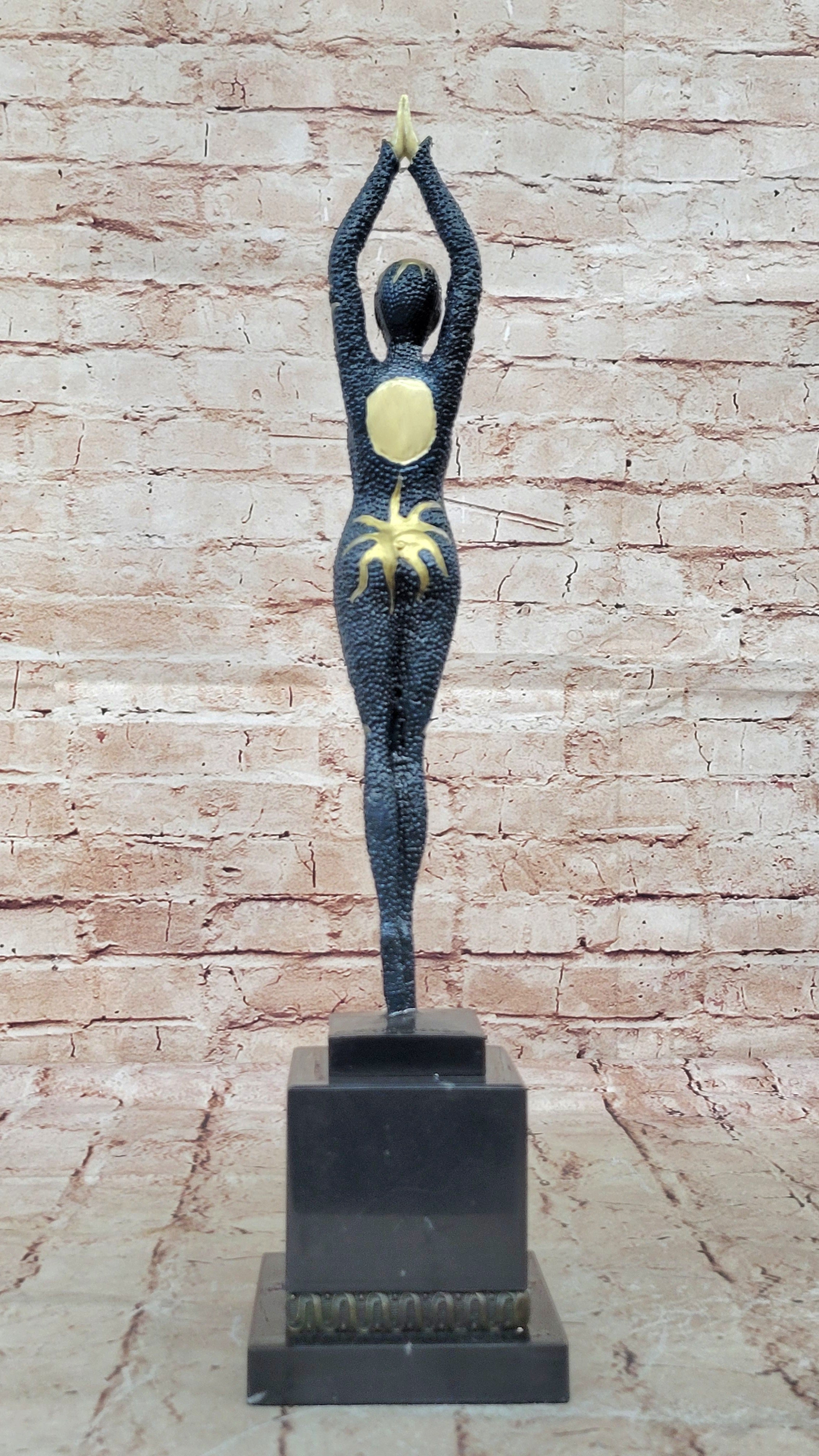 Bronze Art Deco Egyptian Dancer by Chiparus Hot Cast Collectible Starfish Figurine