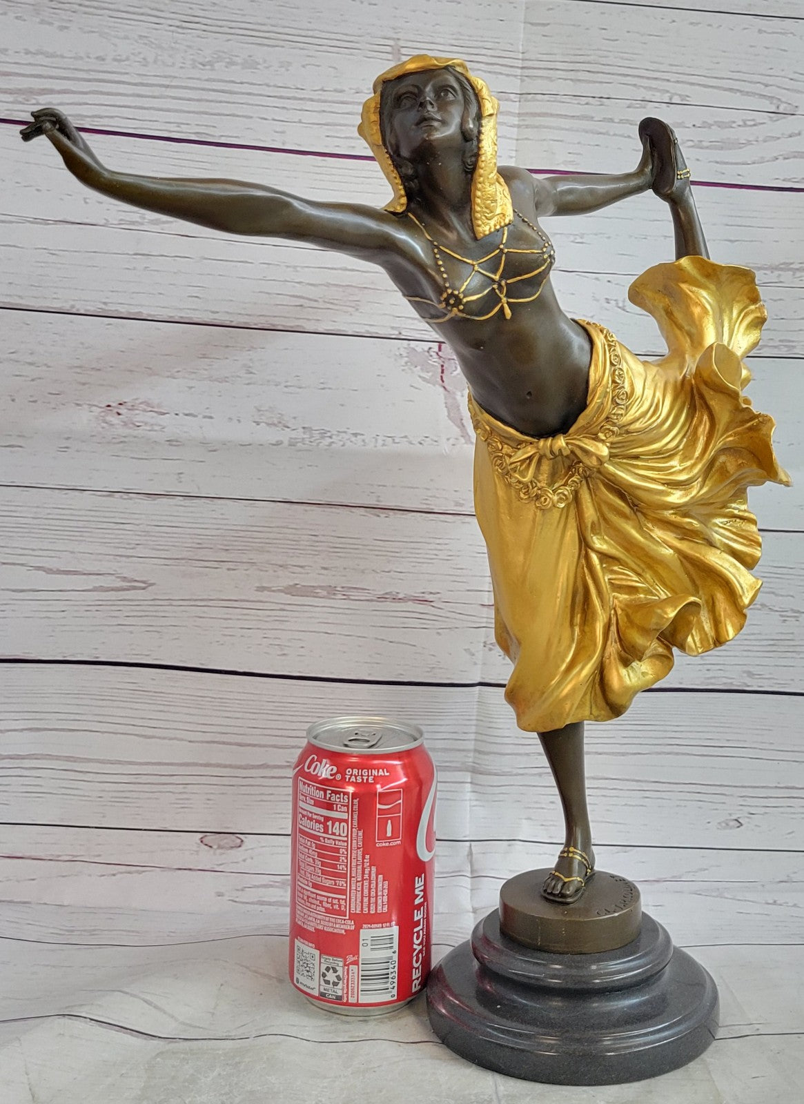 Art Deco/Nouveau Gypsy Dancer Museum Quality Classic Artwork by Colinet Statue