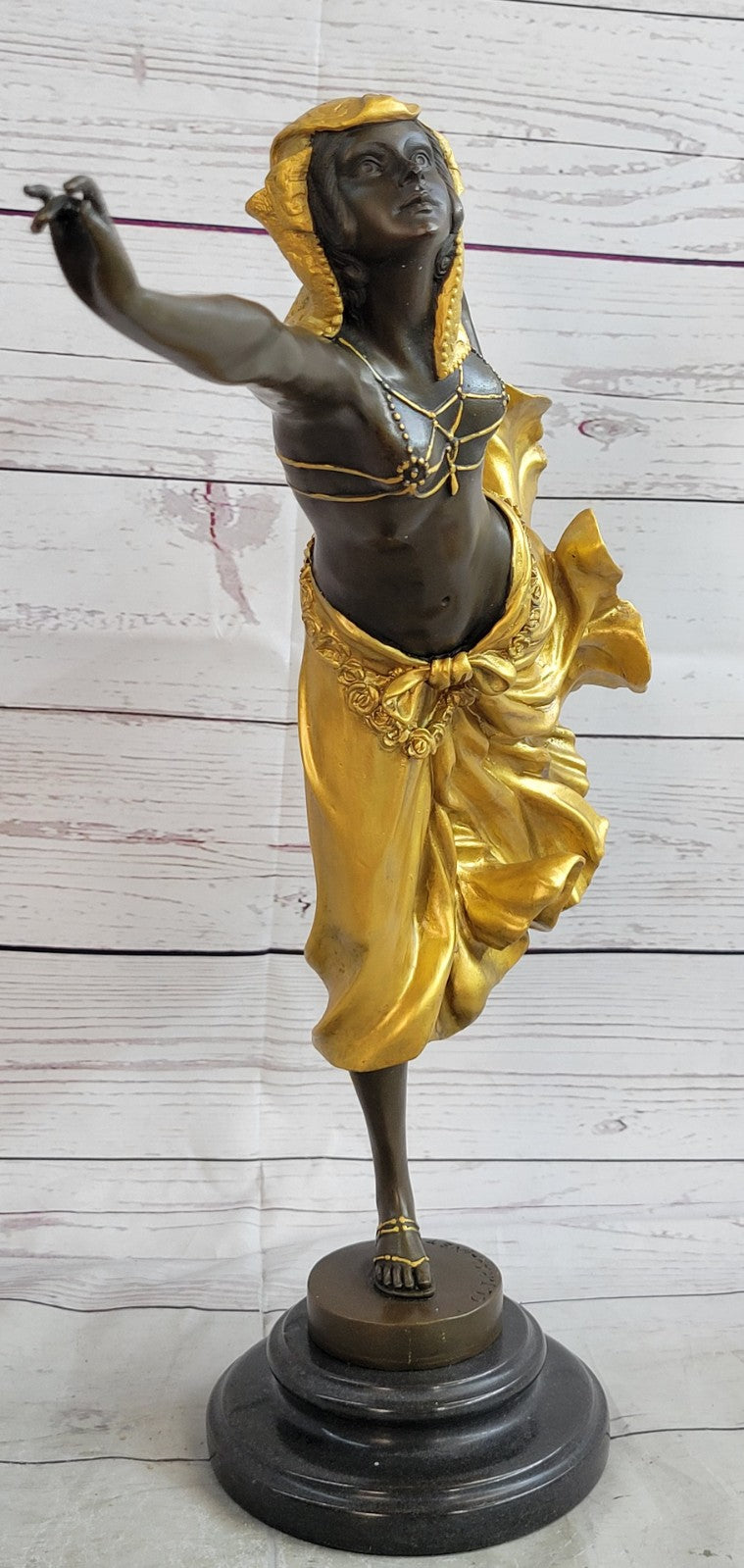 Art Deco/Nouveau Gypsy Dancer Museum Quality Classic Artwork by Colinet Statue