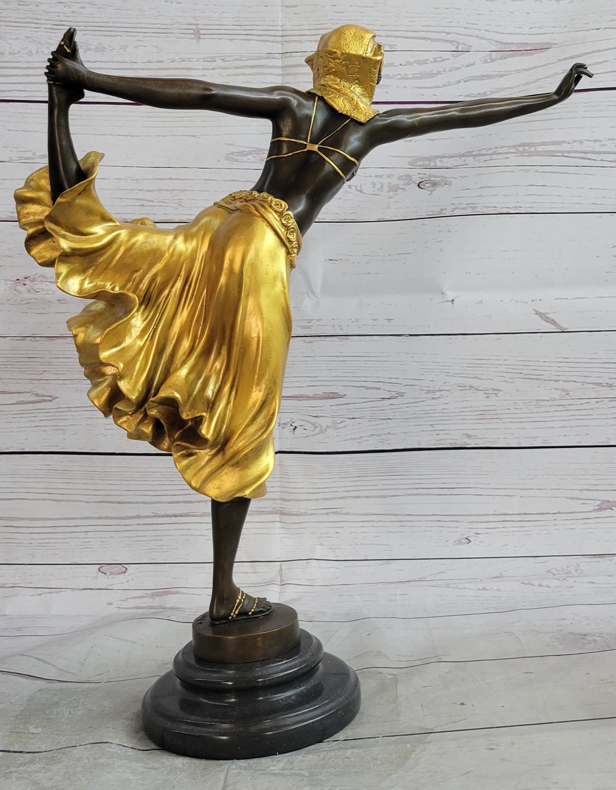 Art Deco/Nouveau Gypsy Dancer Museum Quality Classic Artwork by Colinet Statue