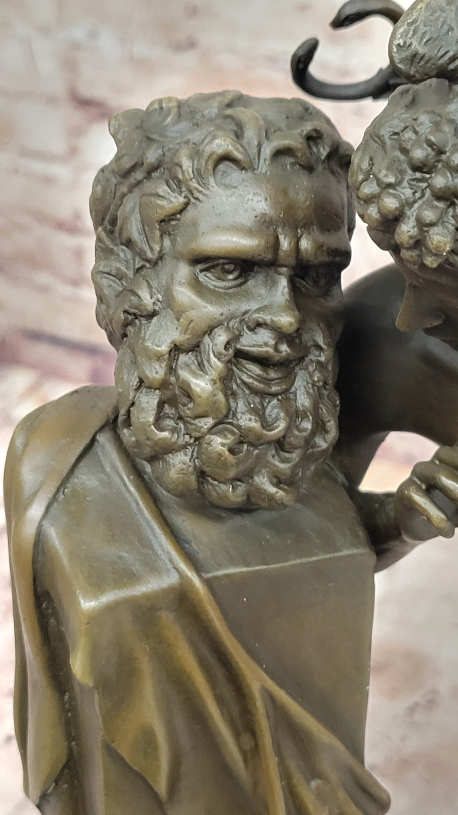 The Secret from Above - Bronze Flying Mercury Statue - Signed Moulin Artwork