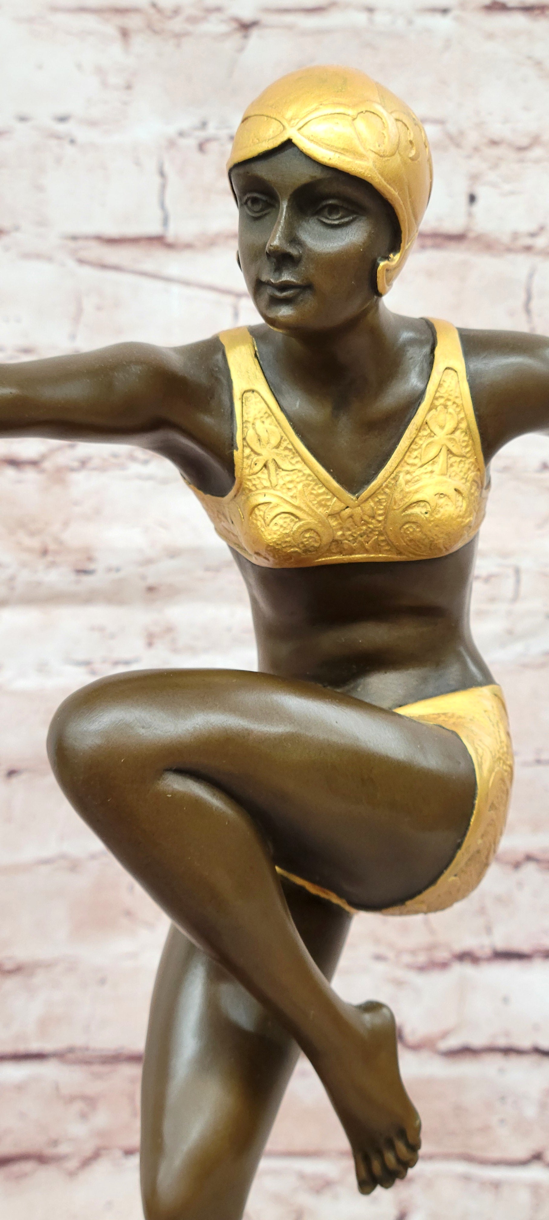 Preiss Bronze Dancer Sculpture Graceful Ballerina Museum Quality Artwork