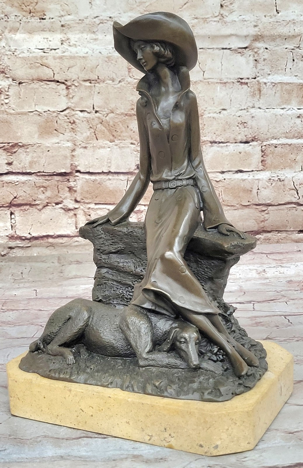 Miguel Lopez (Milo) "Classy Lady" Bronze Sculpture: Signed Hot Cast Figurine