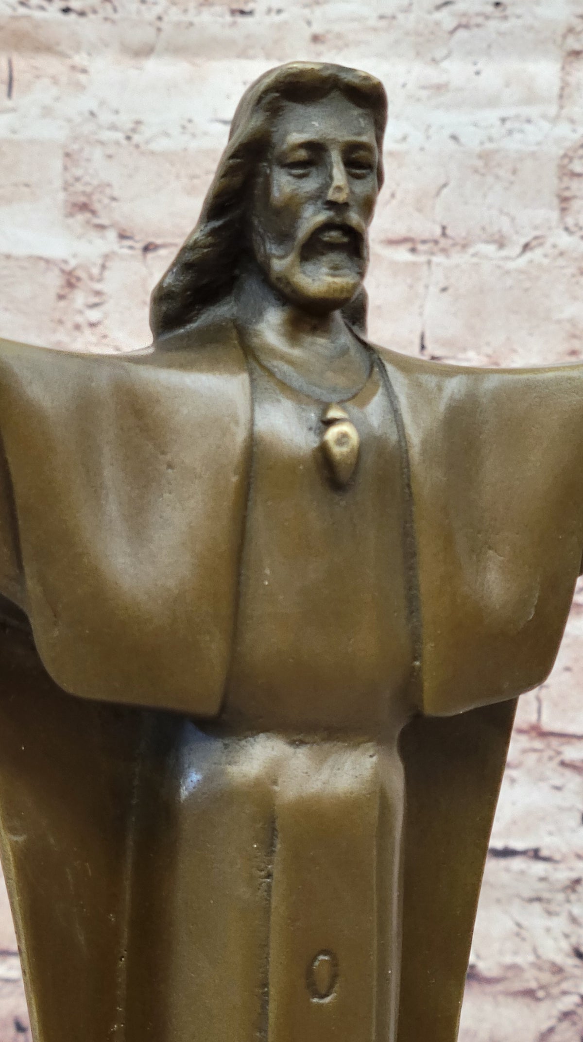 Jesus Opens His Hands Bronze Statue Hot Cast Handcrafted Figurine