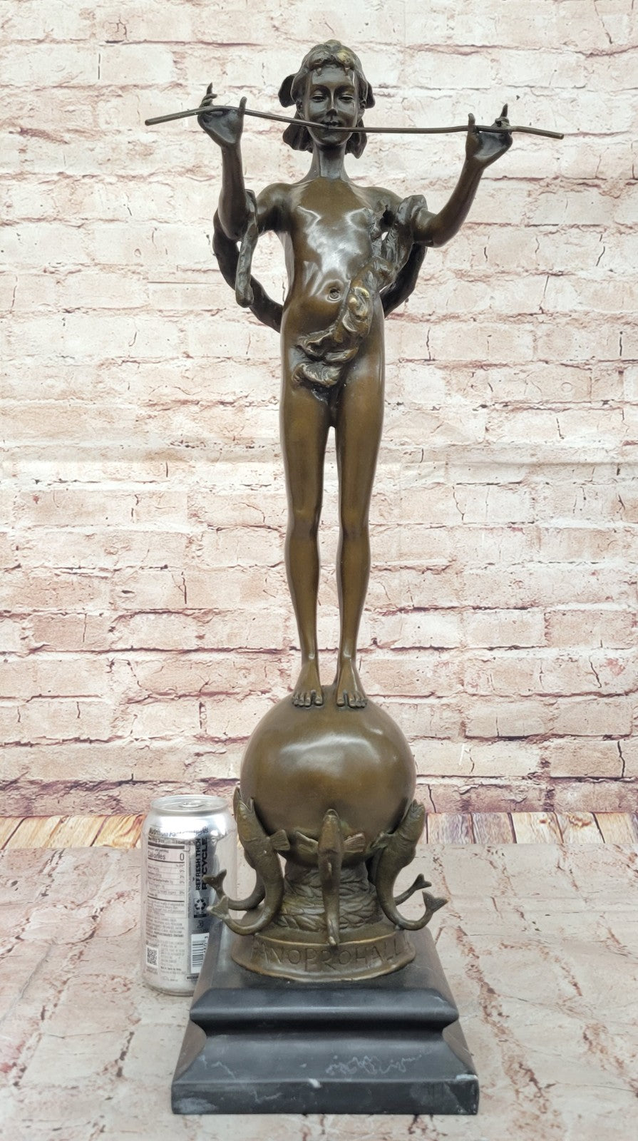 Frederick W. MacMonnies "Pan of Rohallion" - Museum Quality Bronze Figurine Sculpture