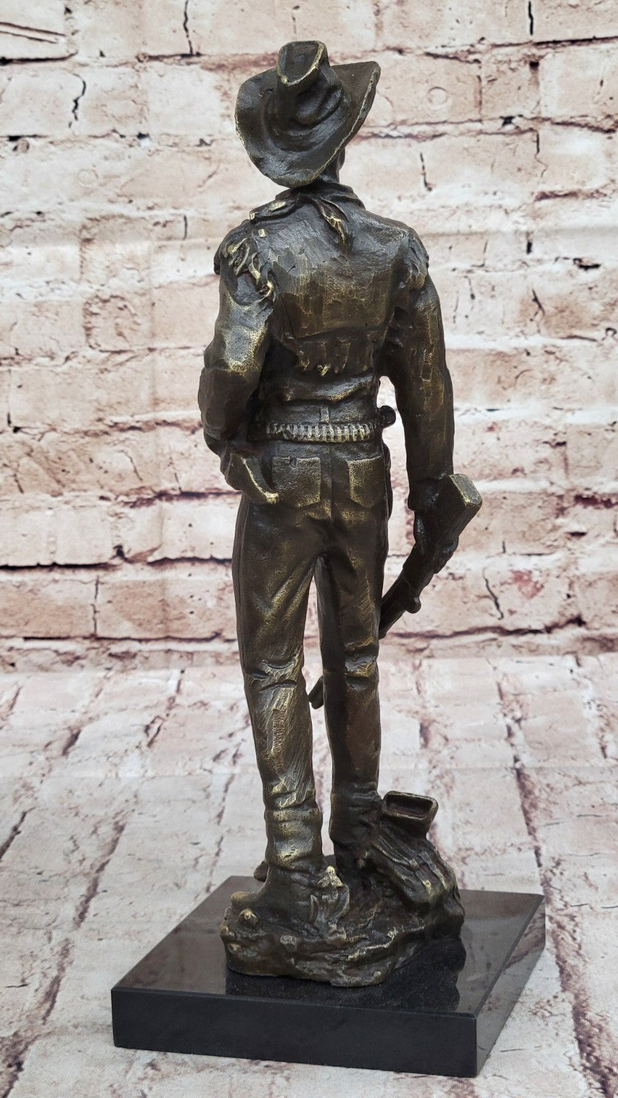 Doc Holiday with Riffle Gun Cocked Bronze Lost Wax Masterpiece Statue Deal