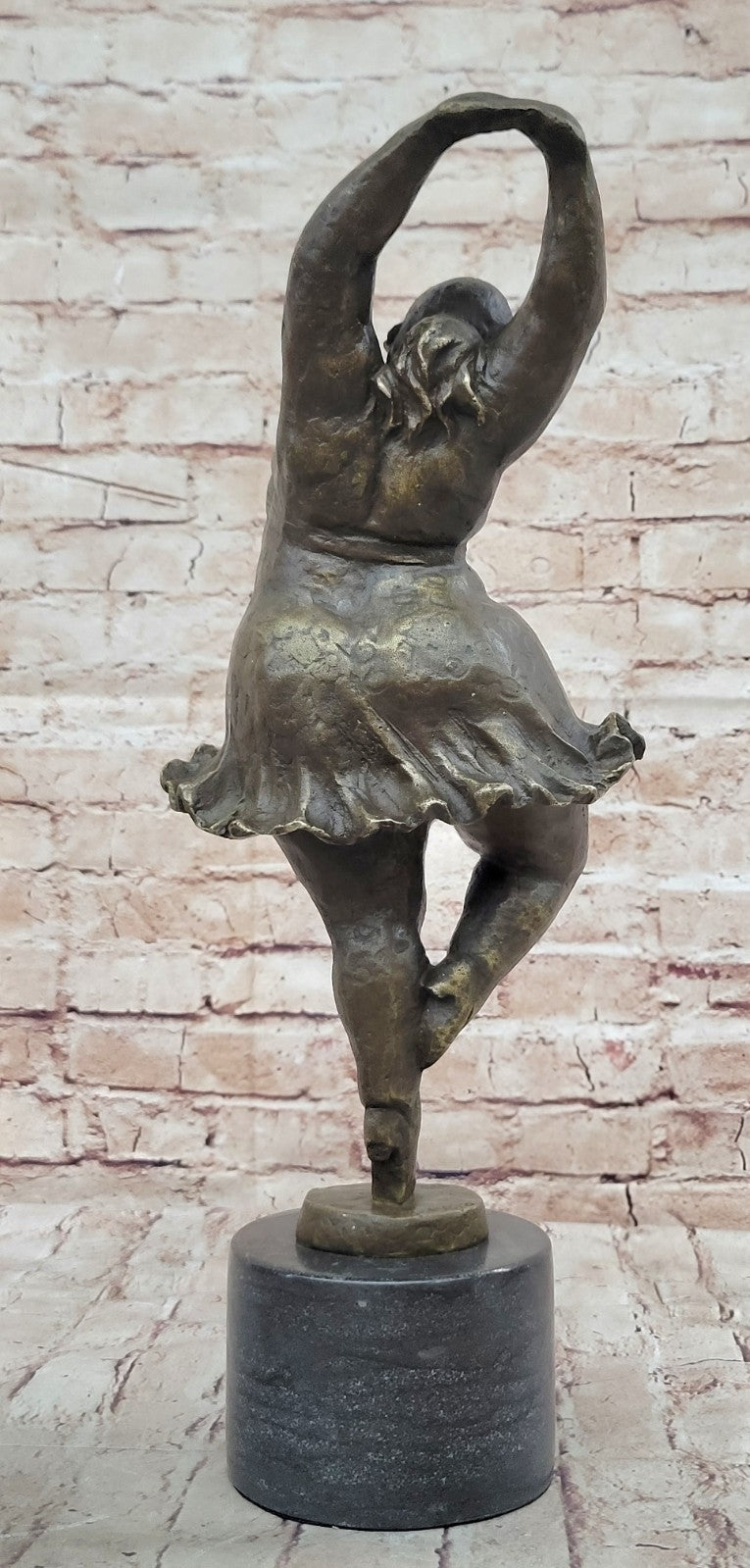 Dance Trophy Masterpiece Botero Bronze Statue - Collectible Art with Unique Elegance