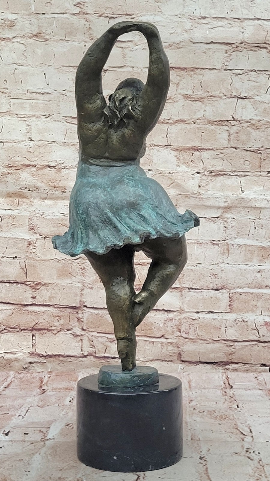 Abstract Nude Woman Signed Botero Bronze Sculpture Hot Cast Figurine Artwork