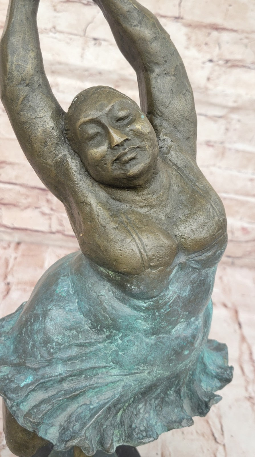 Abstract Nude Woman Signed Botero Bronze Sculpture Hot Cast Figurine Artwork