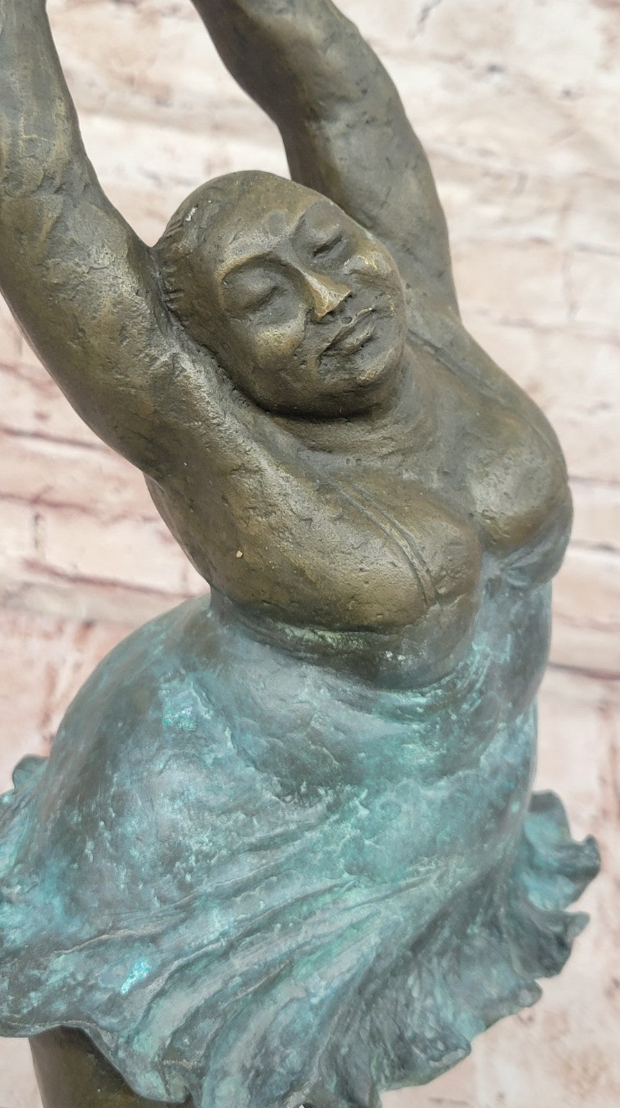 Abstract Nude Woman Signed Botero Bronze Sculpture Hot Cast Figurine Artwork