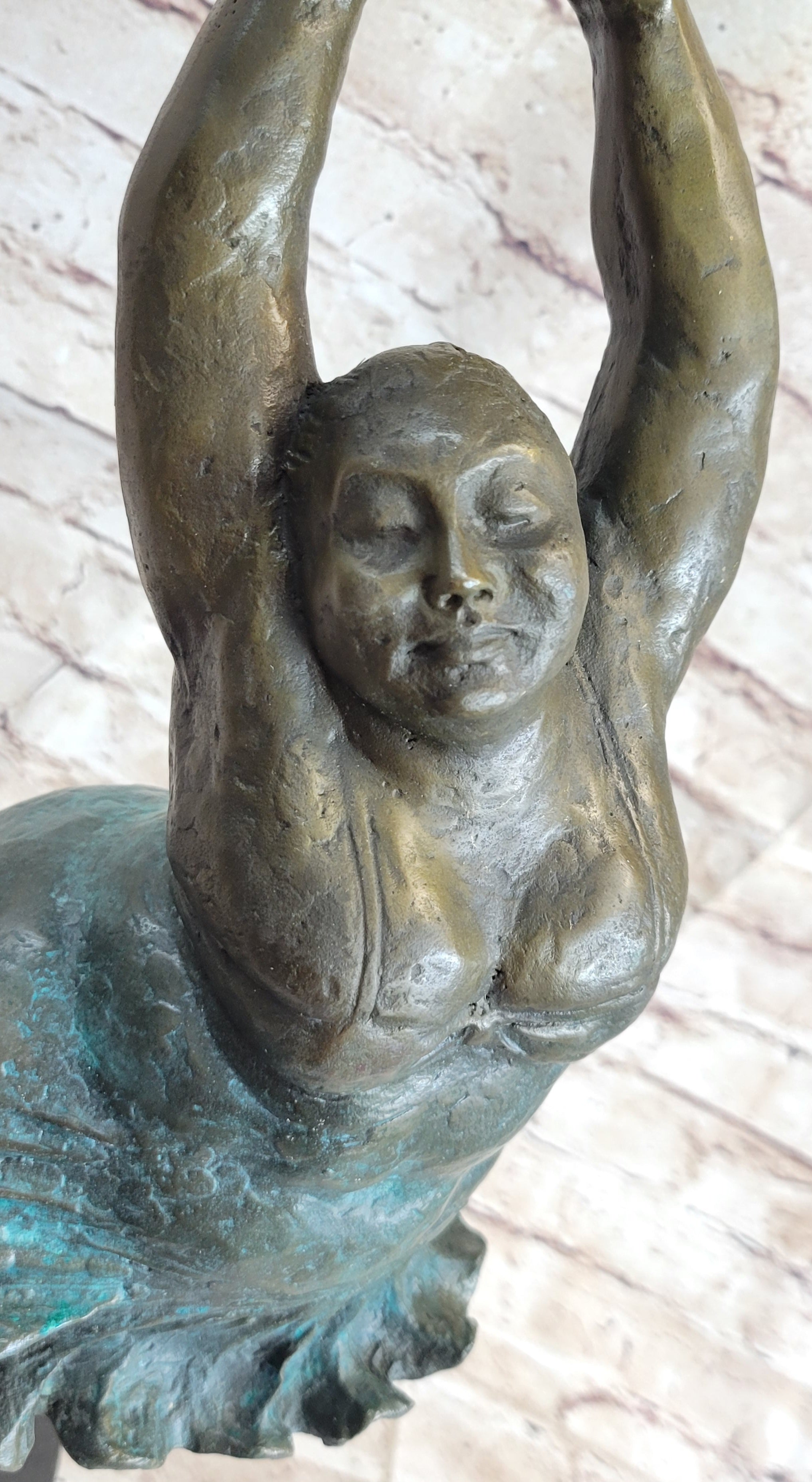 Abstract Nude Woman Signed Botero Bronze Sculpture Hot Cast Figurine Artwork