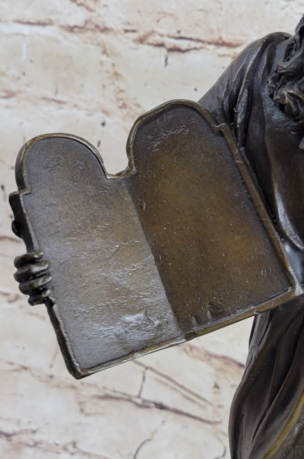 Bronze Sculpture Signed Original Unique Museum Quality Artwork Marble Base Decor