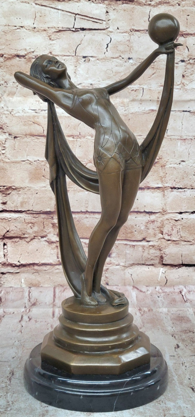 ABSTRACT SOLID BRONZE*DANCER*SCULPTURE FRENCH MILO MID CENTURY MODERNIST SALE