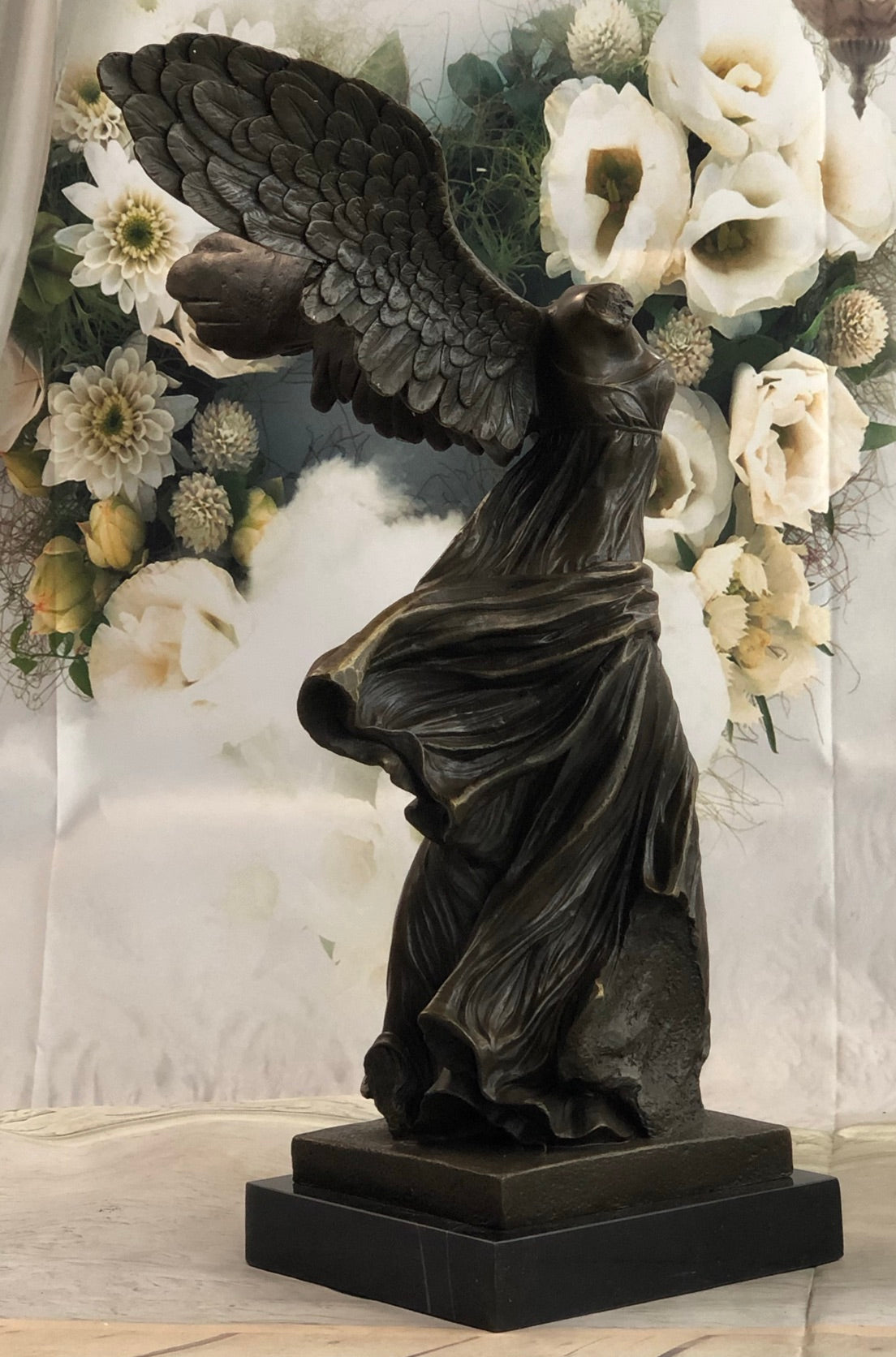 Bronze Sculpture Nike Detailed Museum Quality Classic Artwork Figurine Figure