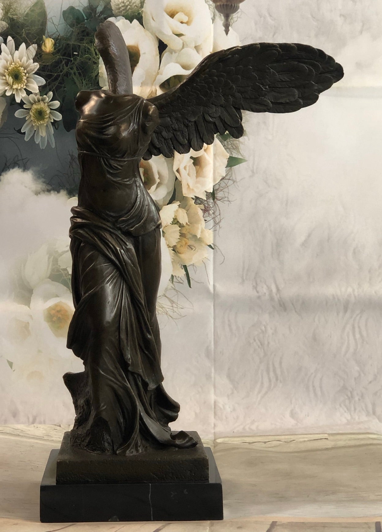 Bronze Sculpture Nike Detailed Museum Quality Classic Artwork Figurine Figure