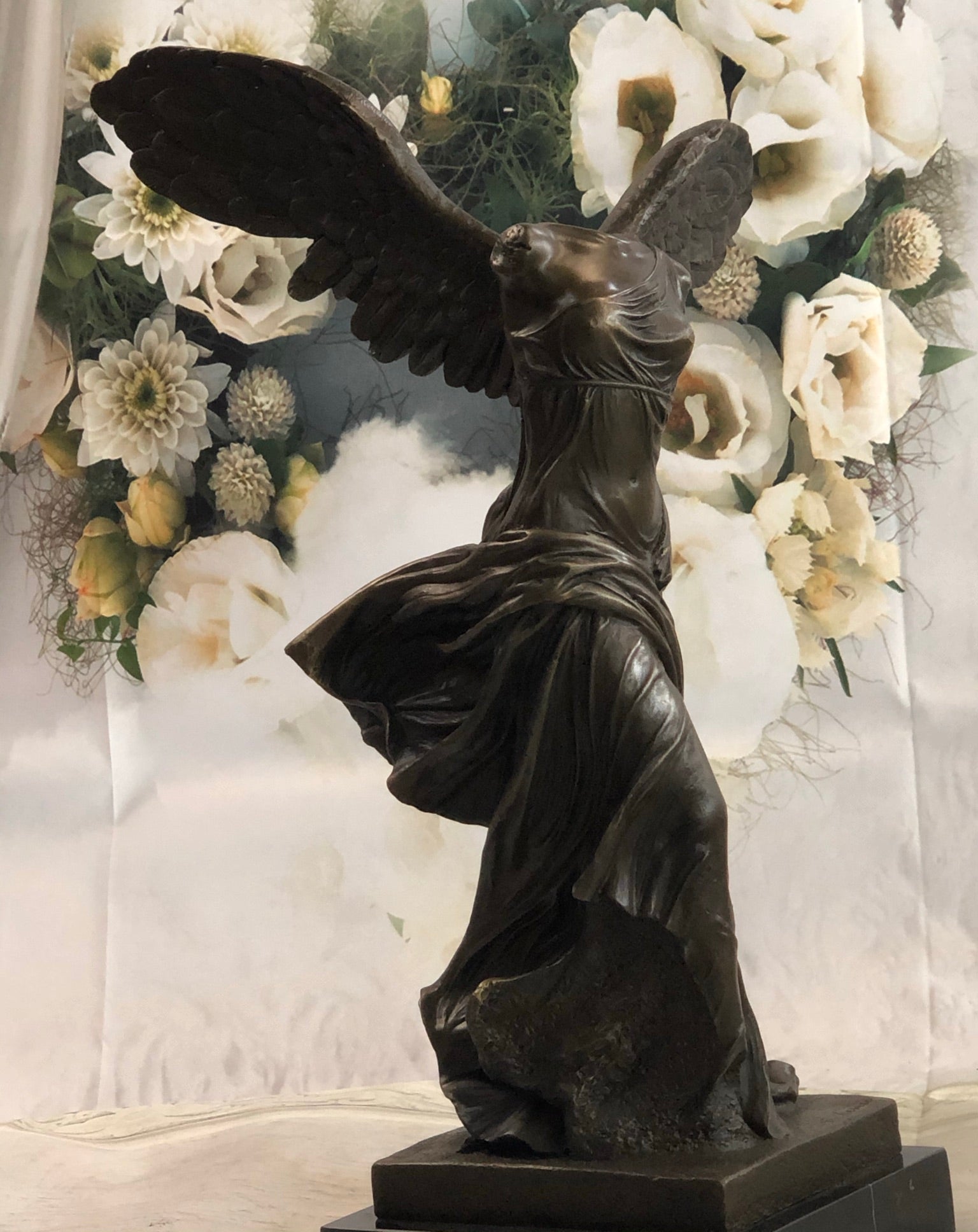 Bronze Sculpture Nike Detailed Museum Quality Classic Artwork Figurine Figure