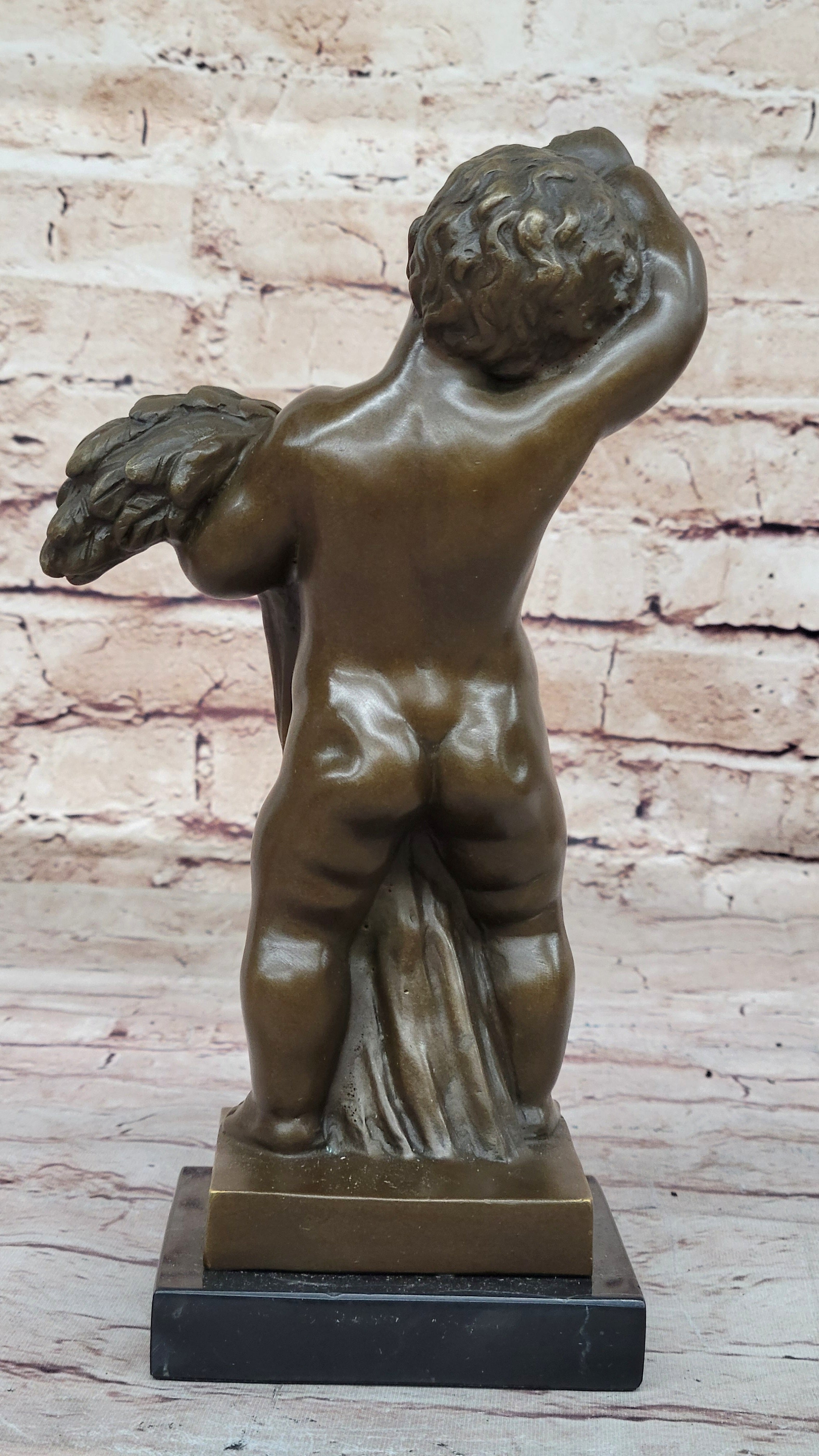 Fine Art Children`s Sculpture: Solid Bronze, Handcrafted by Novack Figurine
