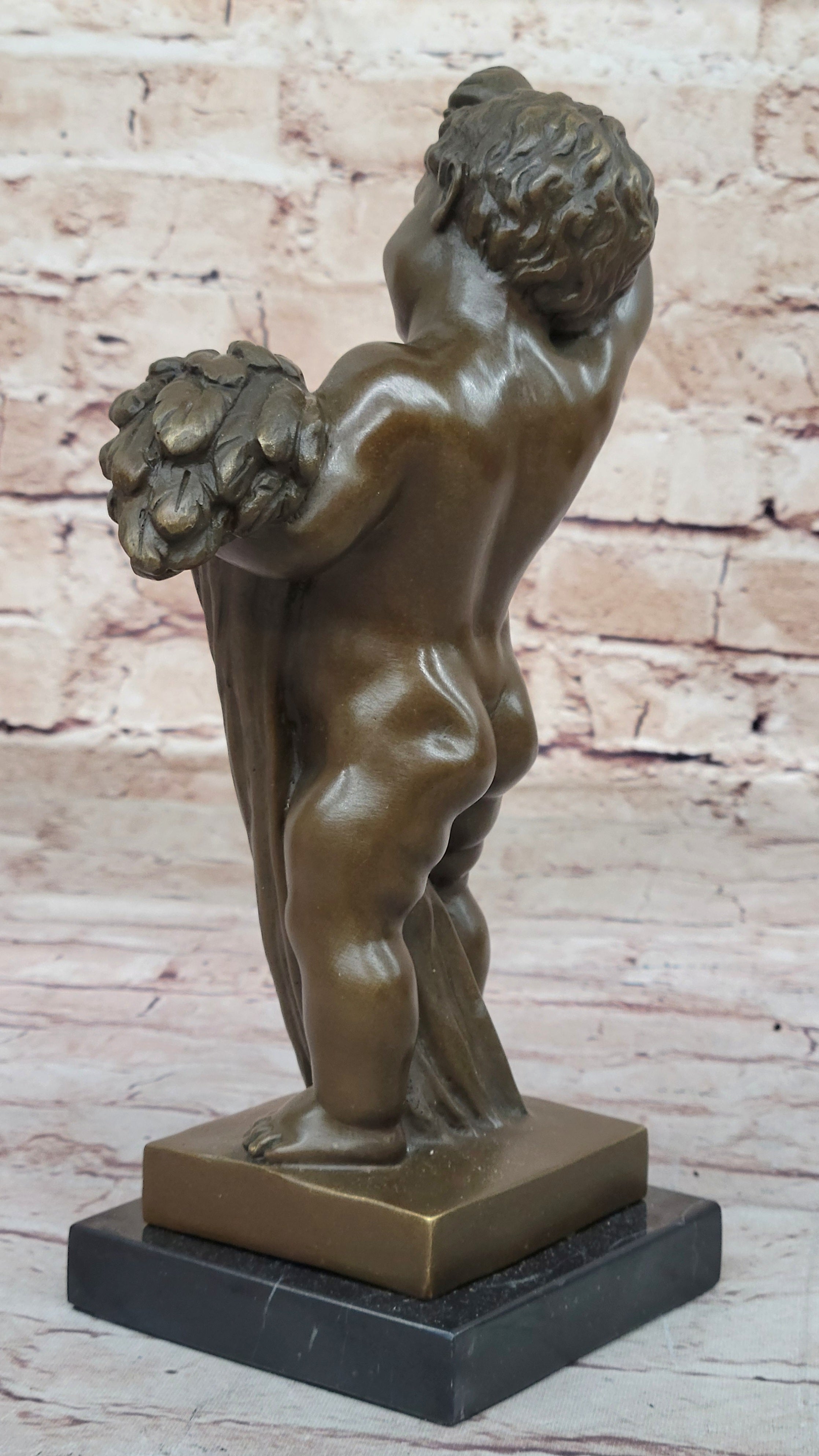 Fine Art Children`s Sculpture: Solid Bronze, Handcrafted by Novack Figurine