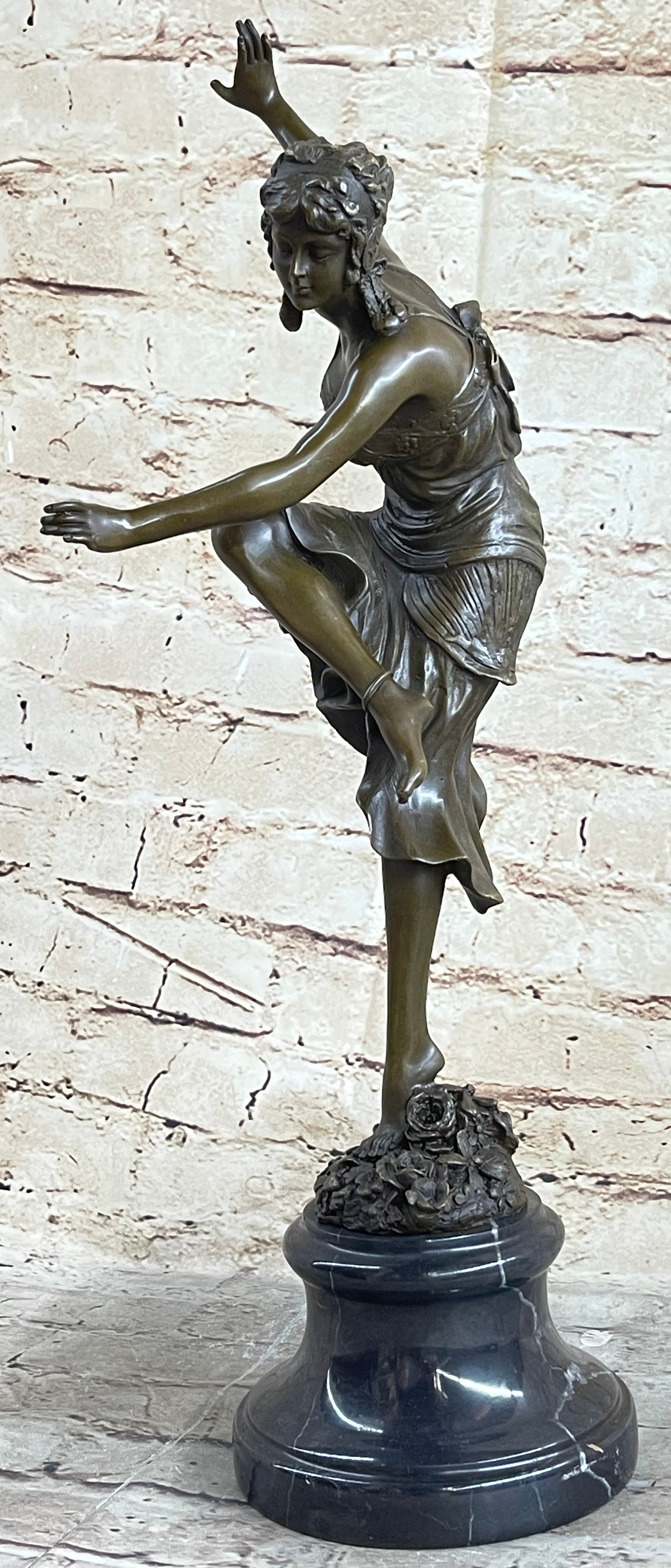 Bronze Sculpture by Colinet Made by Lost Wax Method Bronze Sculpture Figurine