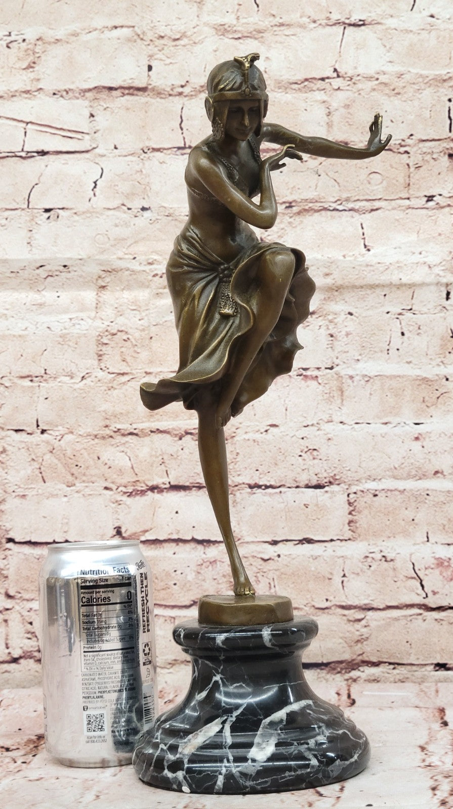 Art Deco Hot Cast Chiparus Classic Artwork Dancer Bronze Sculpture Home Decor