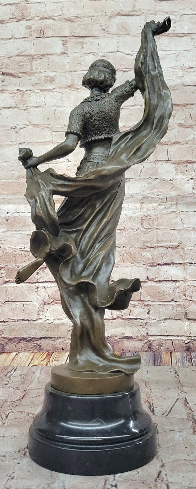Large Bronze Dancing Lady Sculpture - Fine Art Indoor Décor Collectible SALE