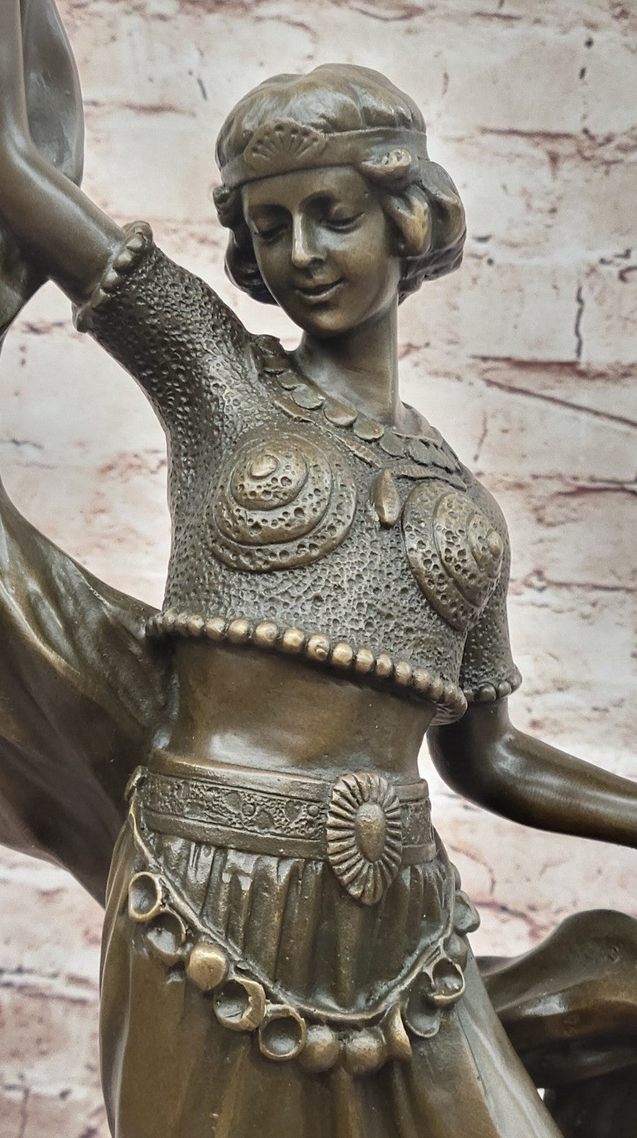 Large Bronze Dancing Lady Sculpture - Fine Art Indoor Décor Collectible SALE
