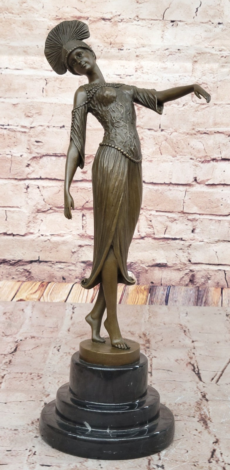 Chiparus Bronze Egyptian Dancer Sculpture - Hot Cast Collectible Artwork