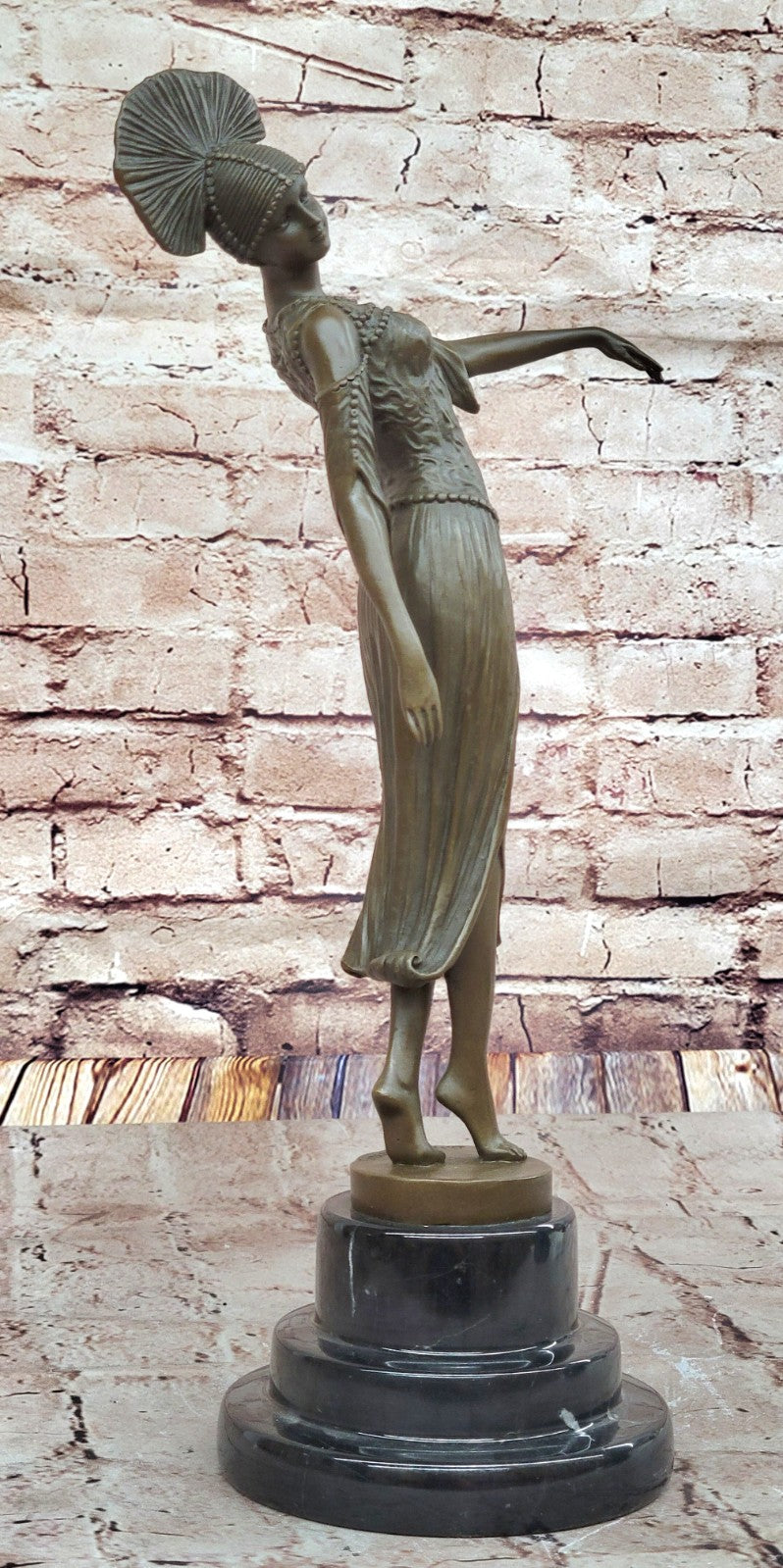 Chiparus Bronze Egyptian Dancer Sculpture - Hot Cast Collectible Artwork