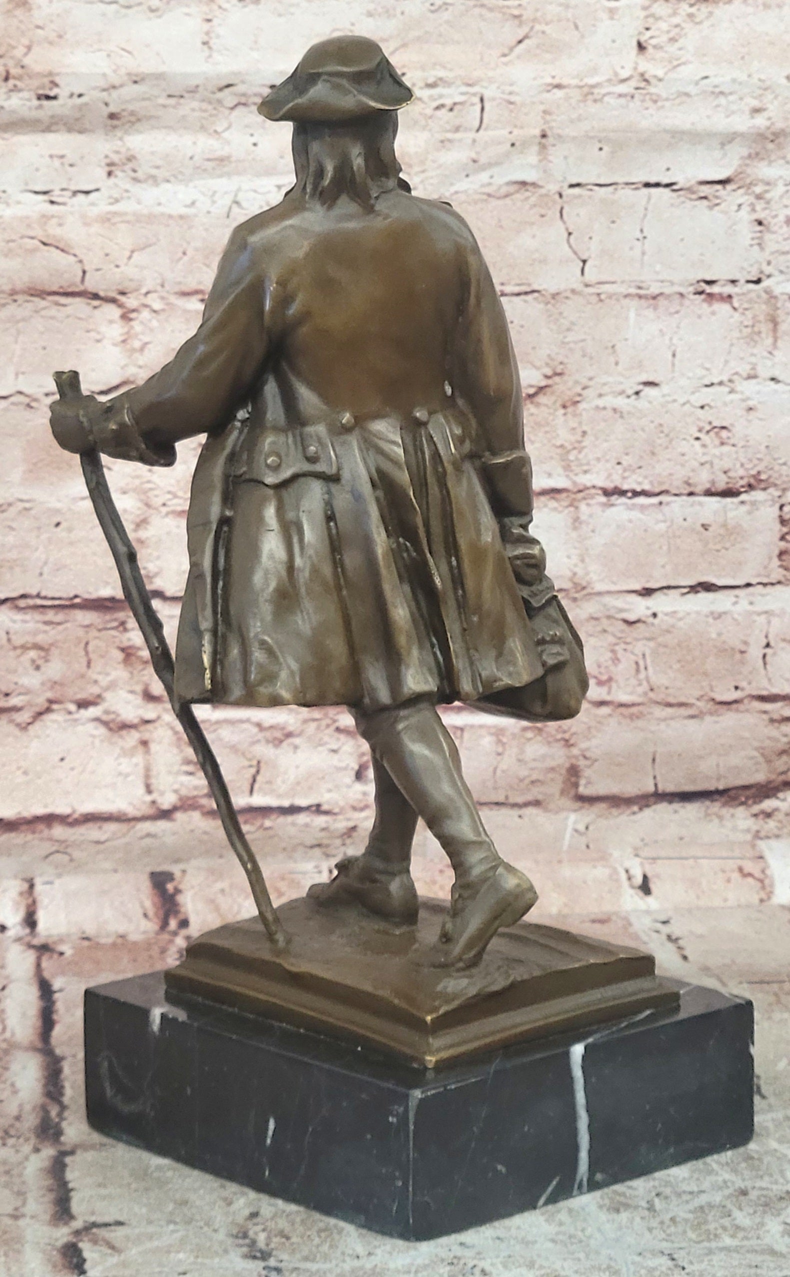 Signed Milo Bronze Sculpture Benjamin Franklin Founding Father Hot Cast Statue