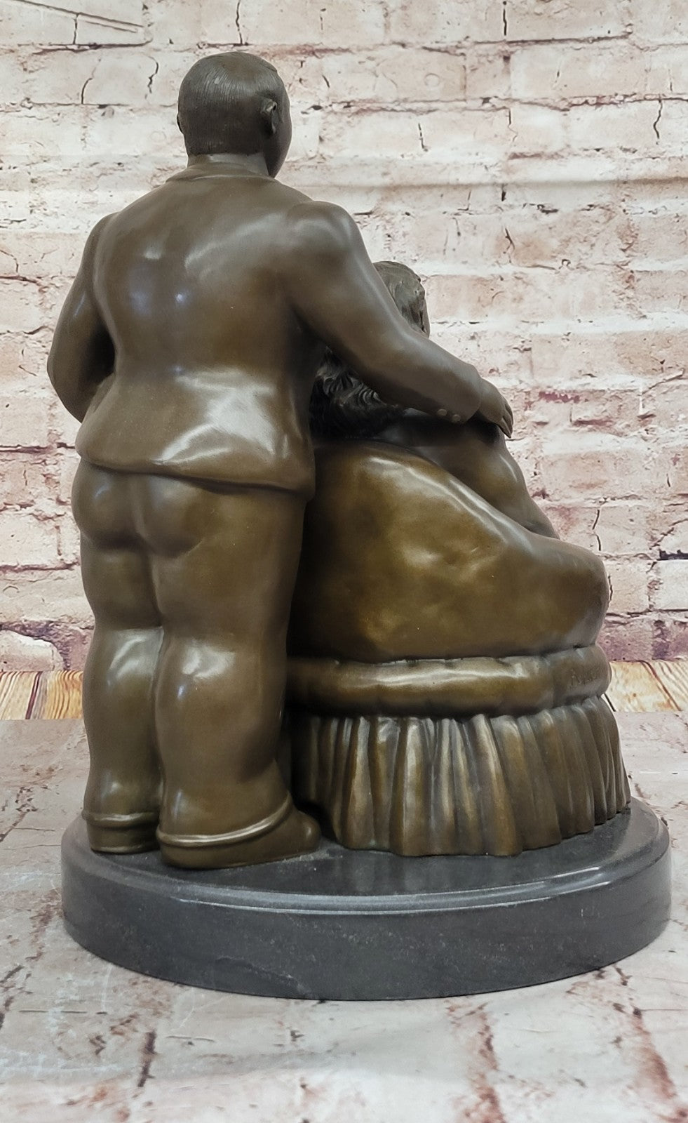 Extra Large Museum Quality Classic Botero Couple Artwork Home Office Decoration Sale