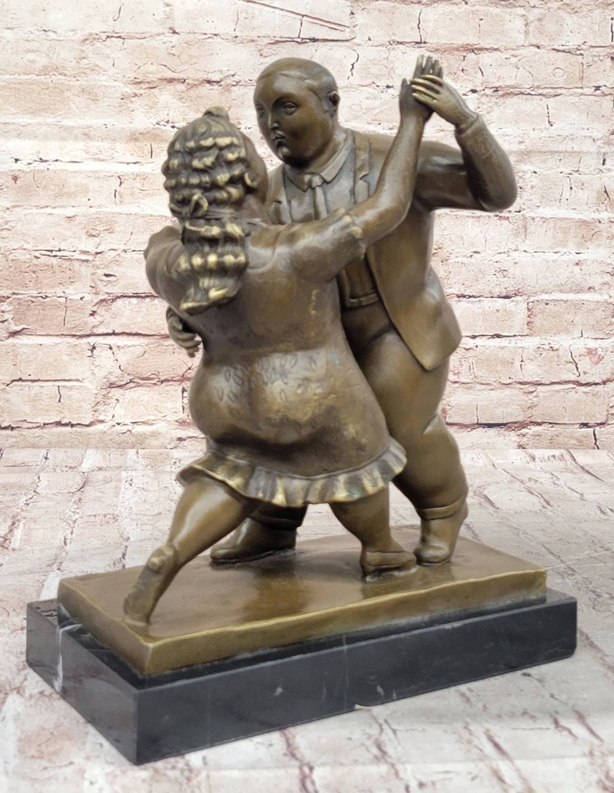 Contemporary Bronze Figures `Botero` Sculpture Figurine Statue Reproduction Deal