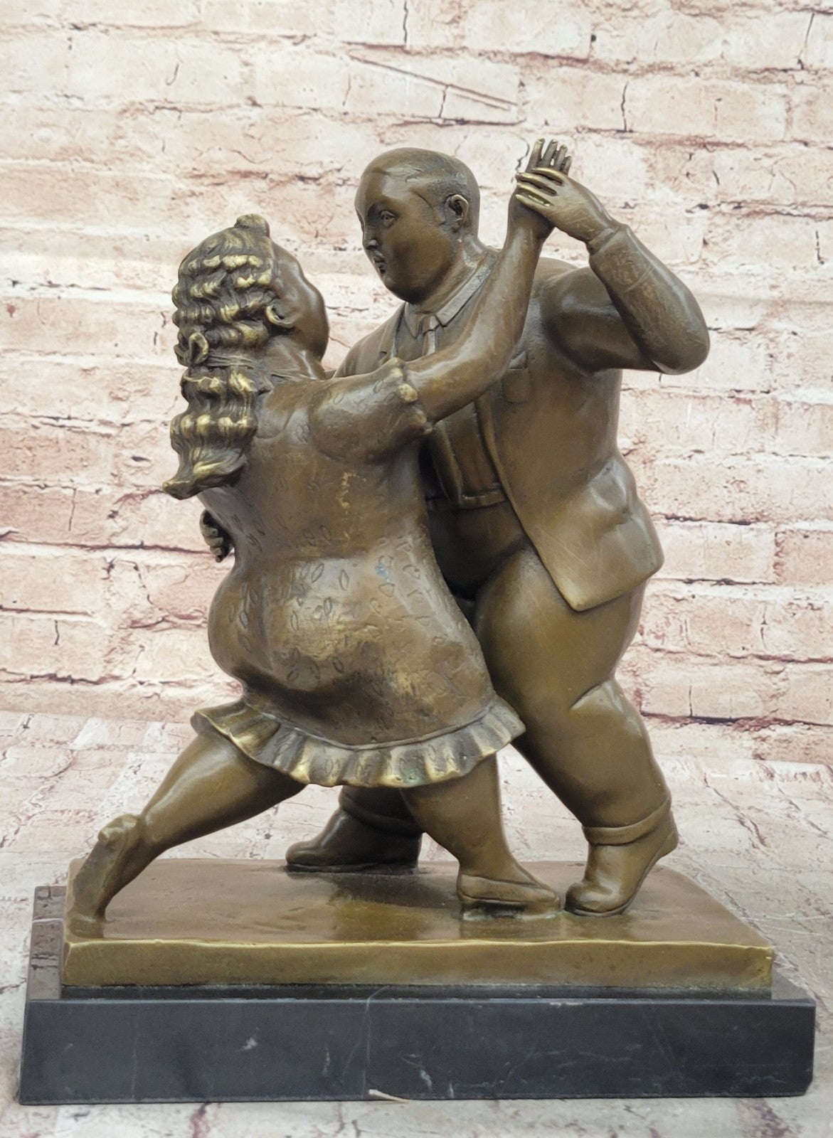 Contemporary Bronze Figures `Botero` Sculpture Figurine Statue Reproduction Deal
