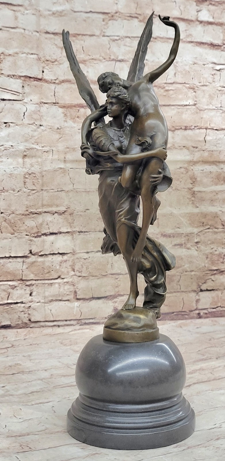 Artwork by Marius-Jean-Antonin Mercie, GLORIA VICTIS, Made of bronze,