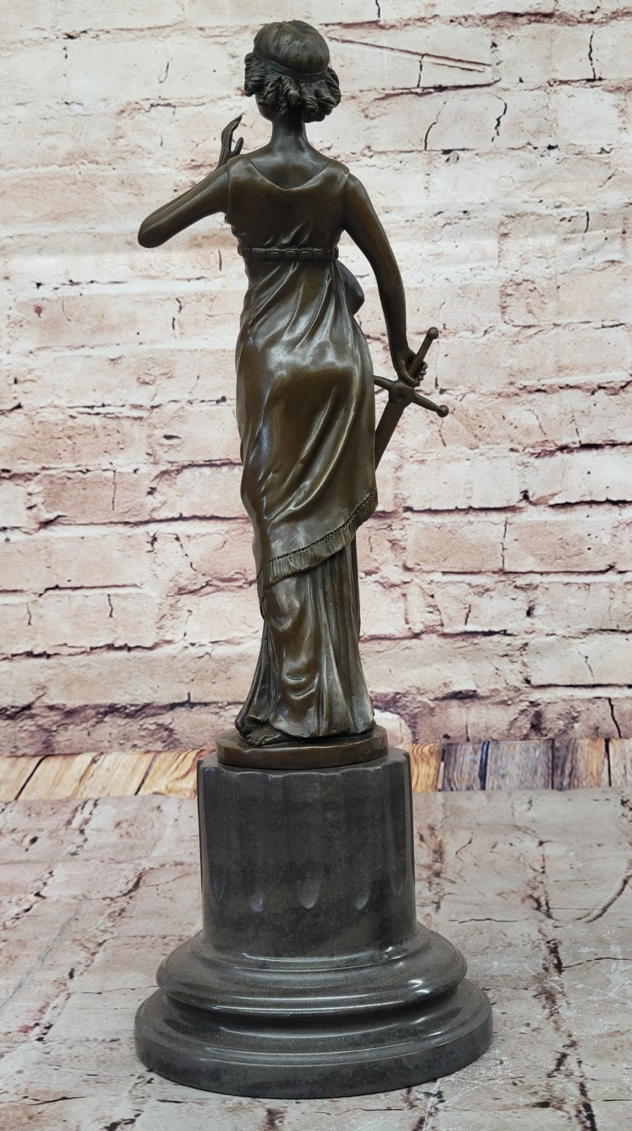 Bronze Sculpture **DEAL** Athena Goddess Peace Wisdom Hero Statue Hot Cast Decor