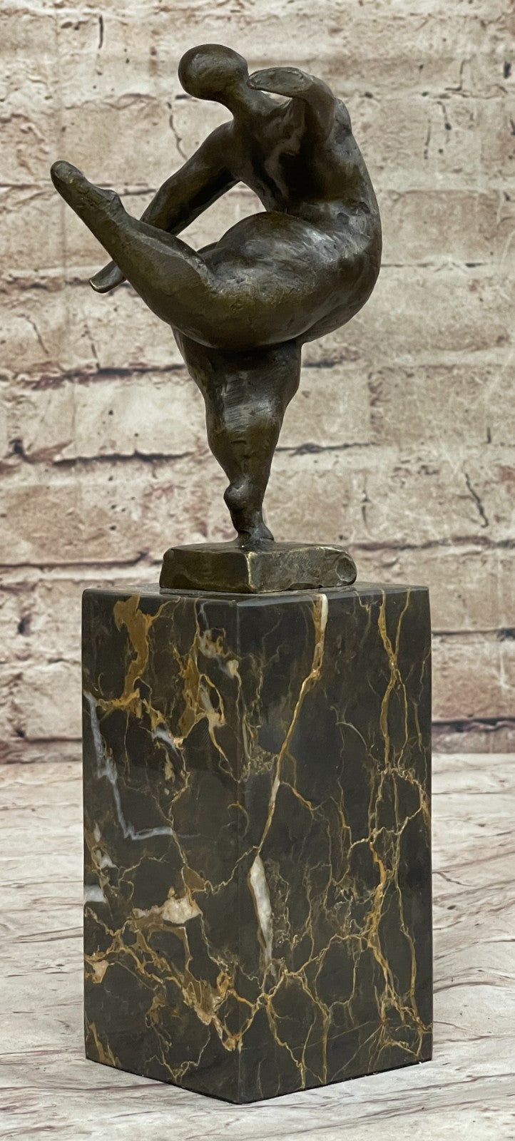 Abstract Modern Art Curvaceous Female Monster Bronze Masterpiece Sculpture Milo