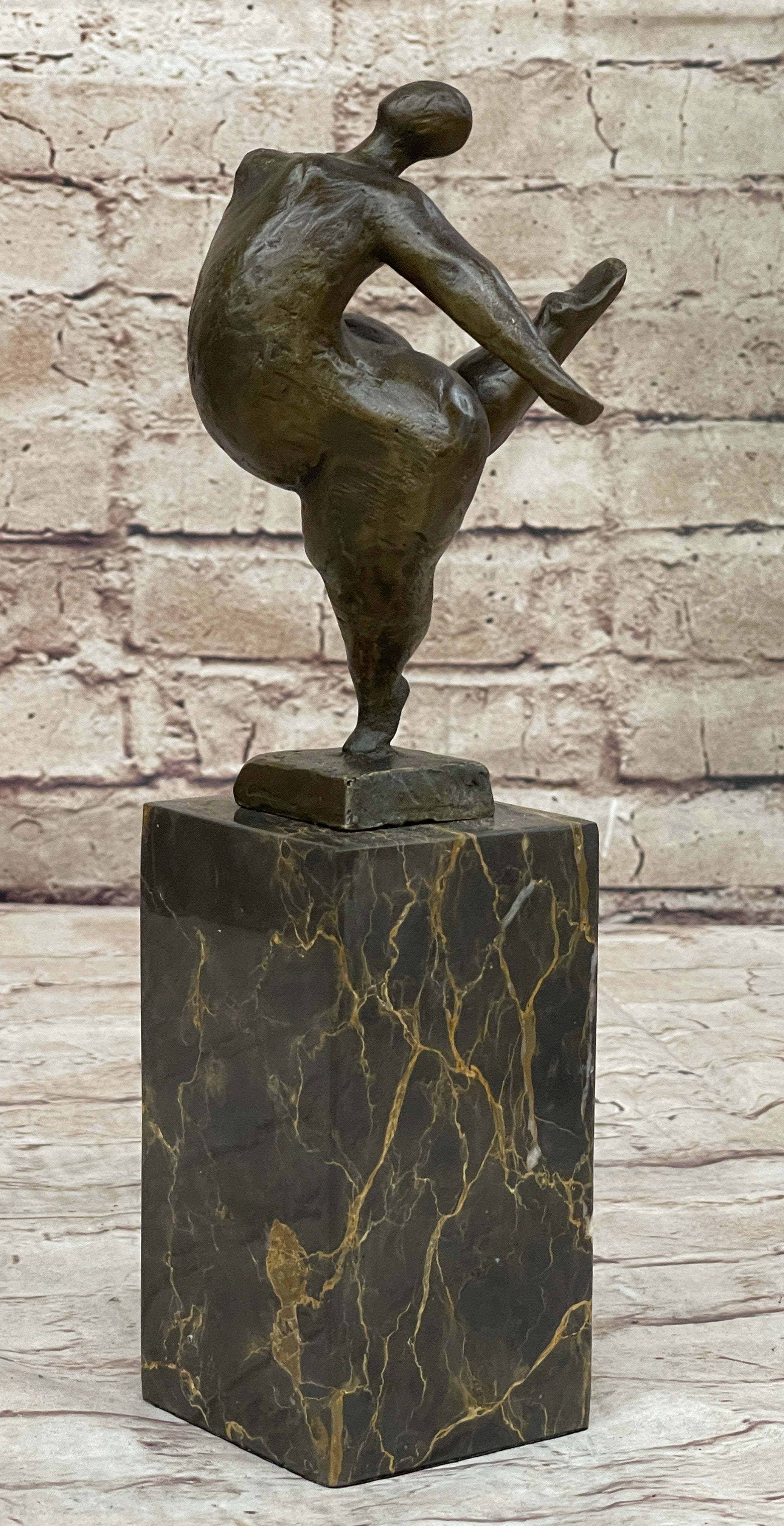 Abstract Modern Art Curvaceous Female Monster Bronze Masterpiece Sculpture Milo