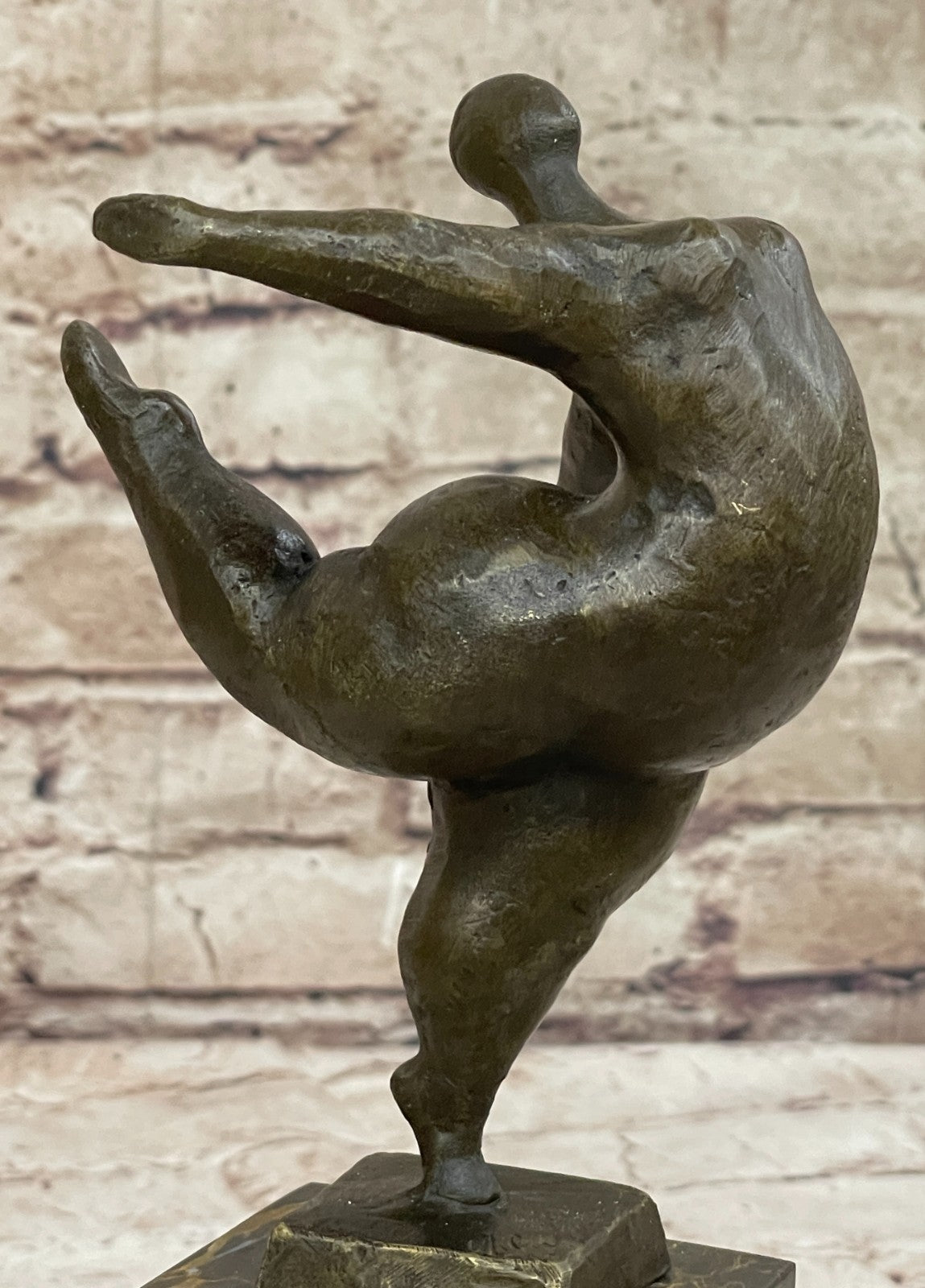 Abstract Modern Art Curvaceous Female Monster Bronze Masterpiece Sculpture Milo