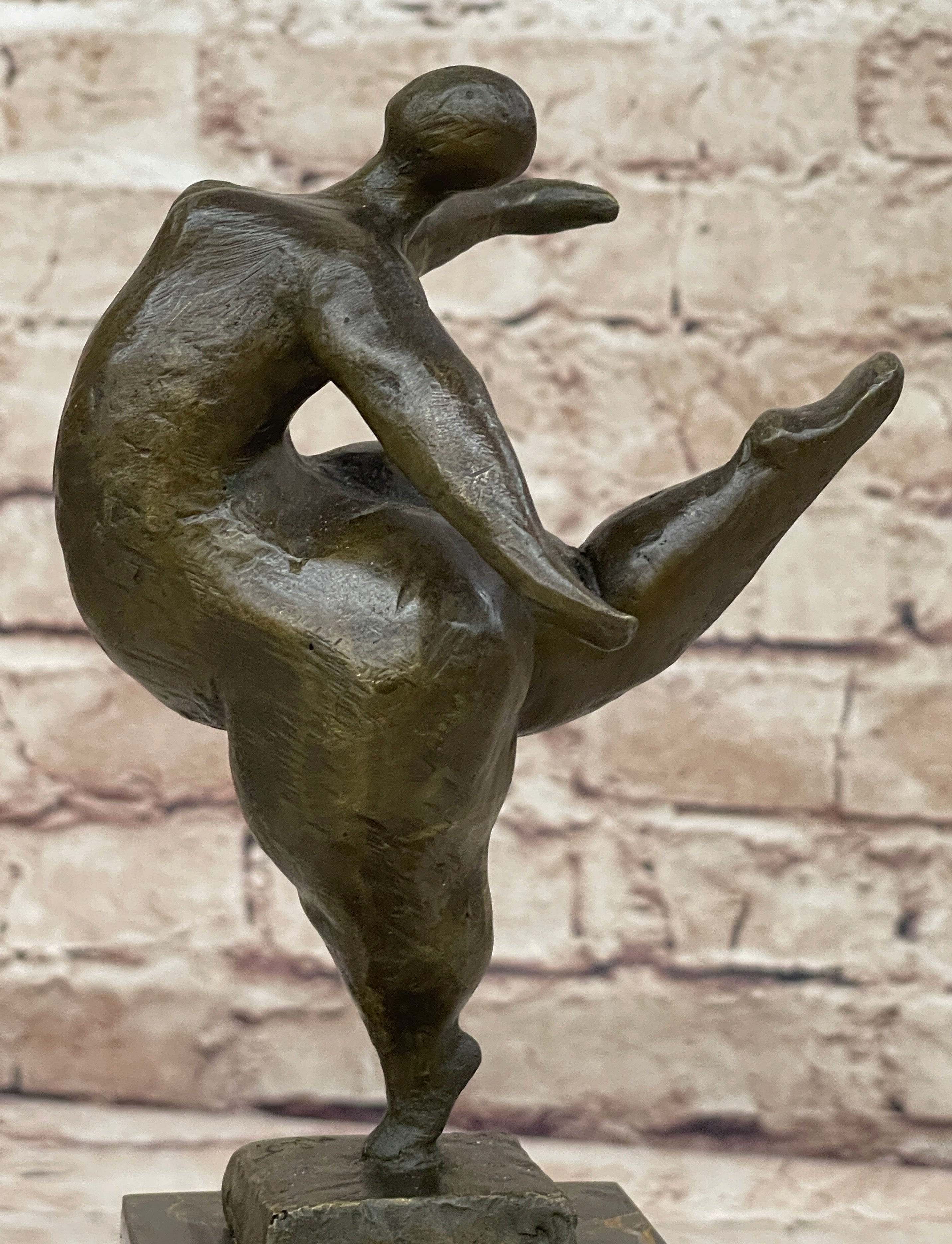 Abstract Modern Art Curvaceous Female Monster Bronze Masterpiece Sculpture Milo