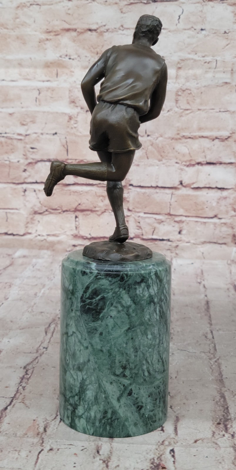 Handcrafted bronze sculpture SALE Trophy Player Football Rugby League Union